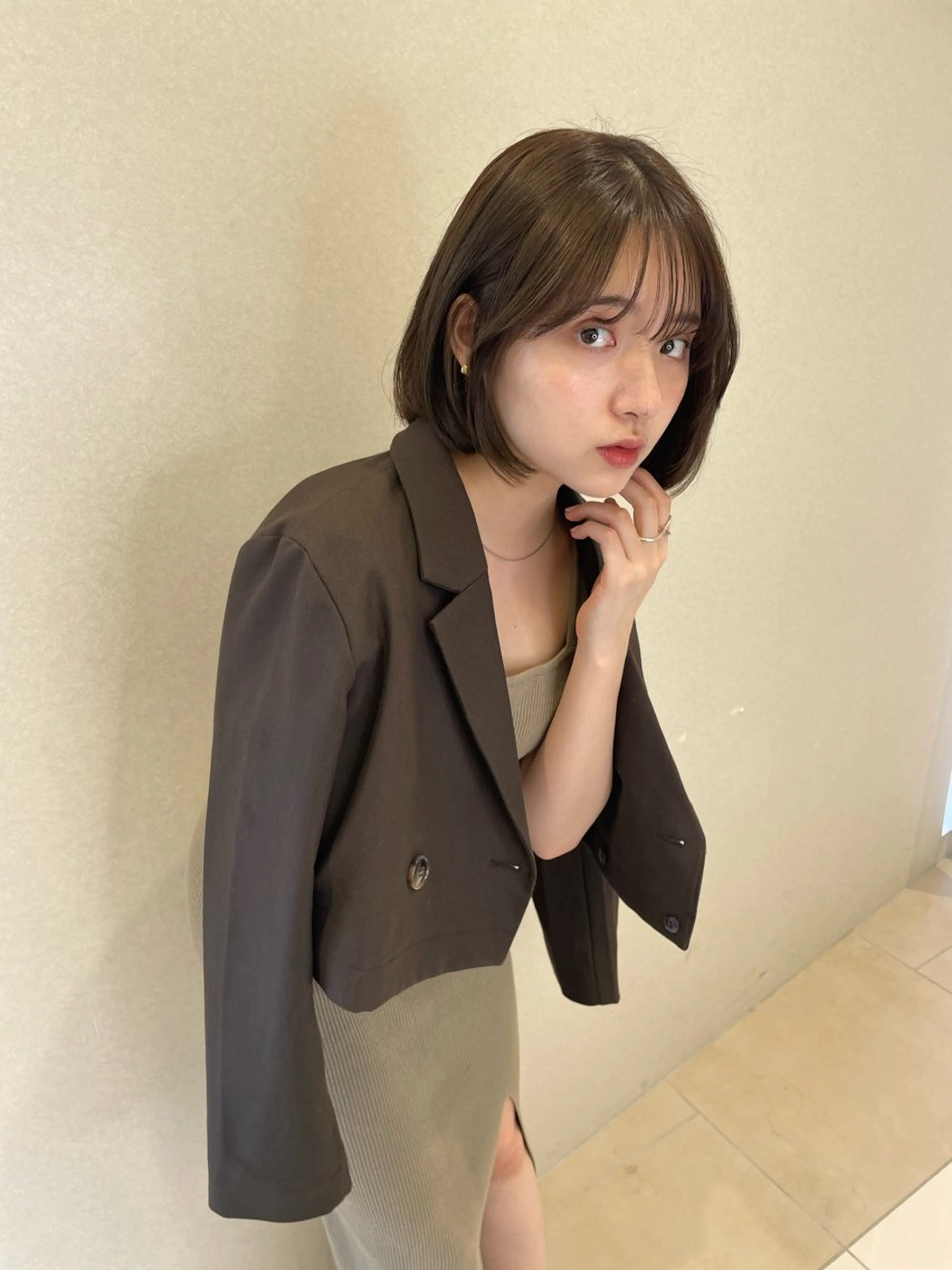 ショート カラー 透明感カラー 🩰あさのヘアスタイル