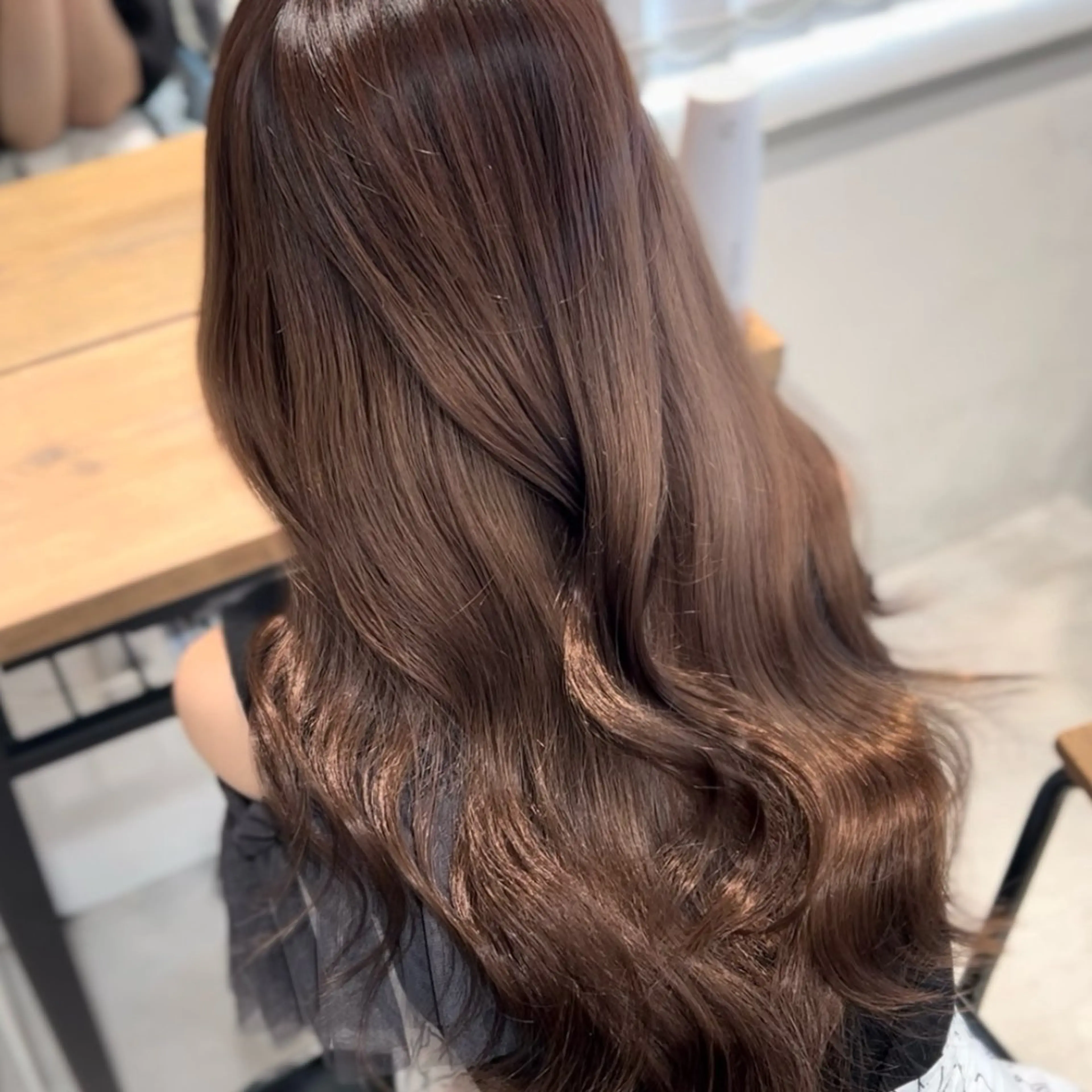 ロング カラー カット ヘアカラー トリートメント IVY所属・髪質改善/韓国ヘア 顔まわり特化yutoのヘアスタイル
