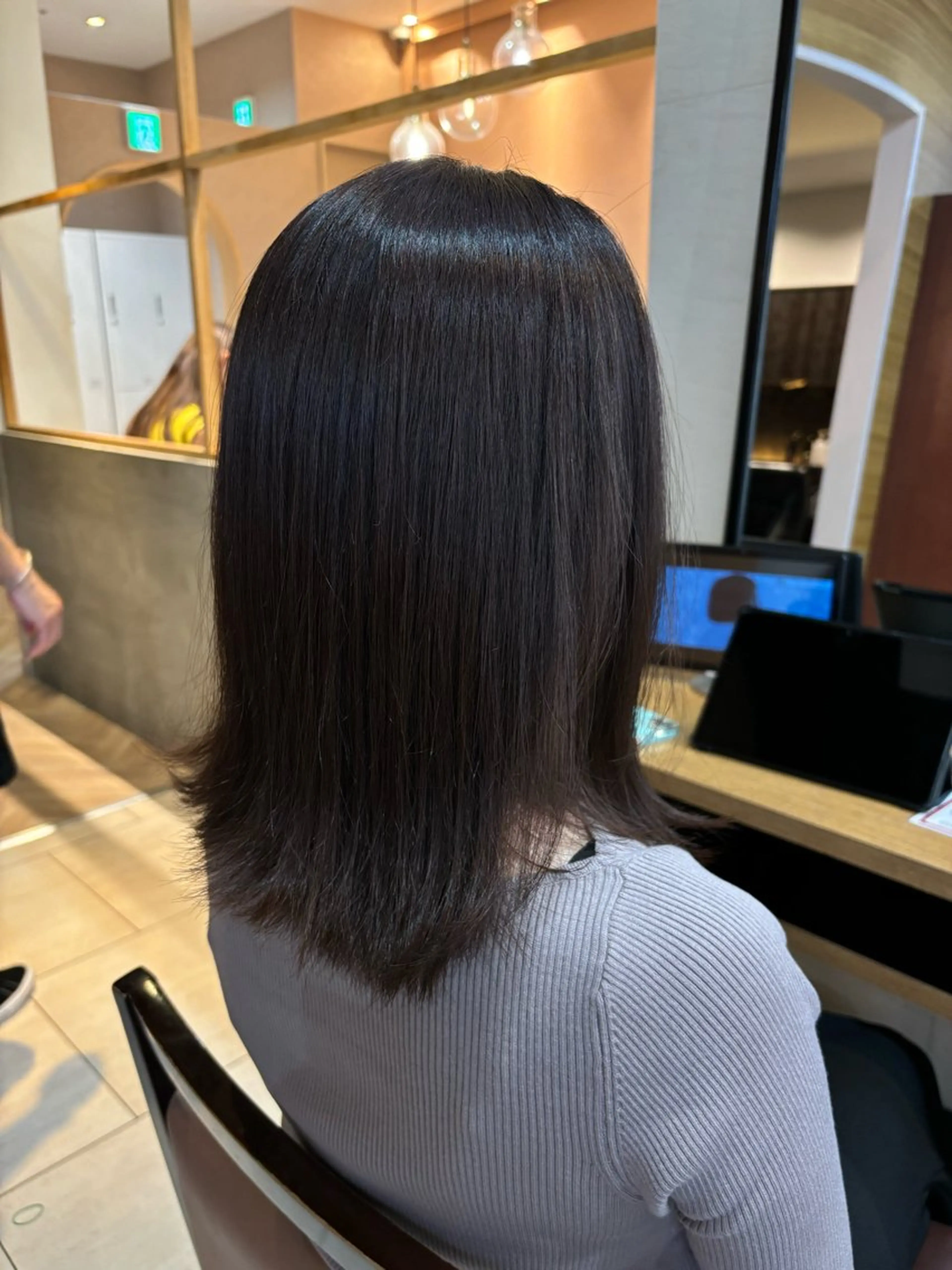 カラー ブラウンカラー ボブ/ミディアム 親しみやすさ/さくらのヘアスタイル