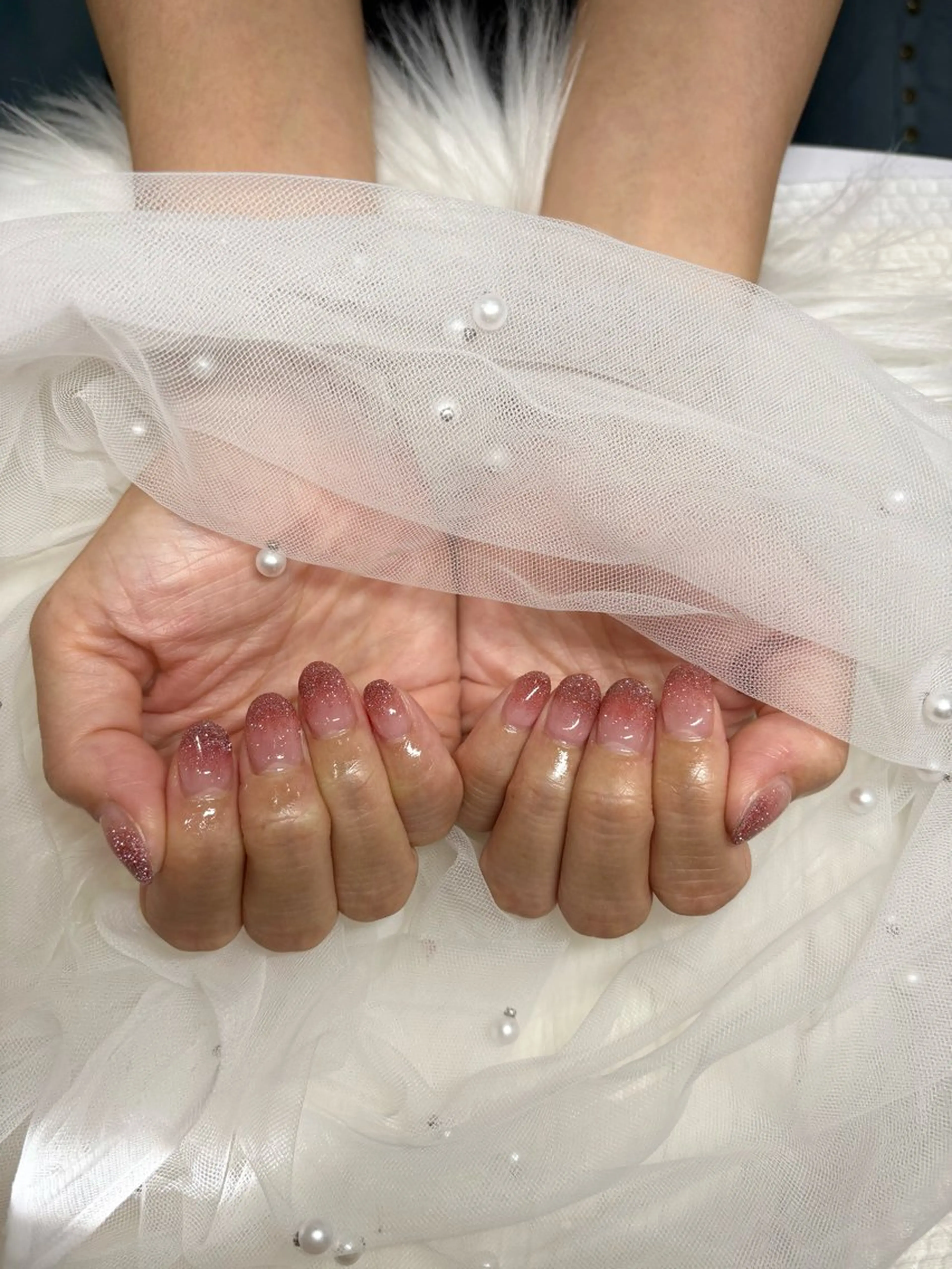 ハンドネイル  ワンカラーorラメ・オフありコースの写真