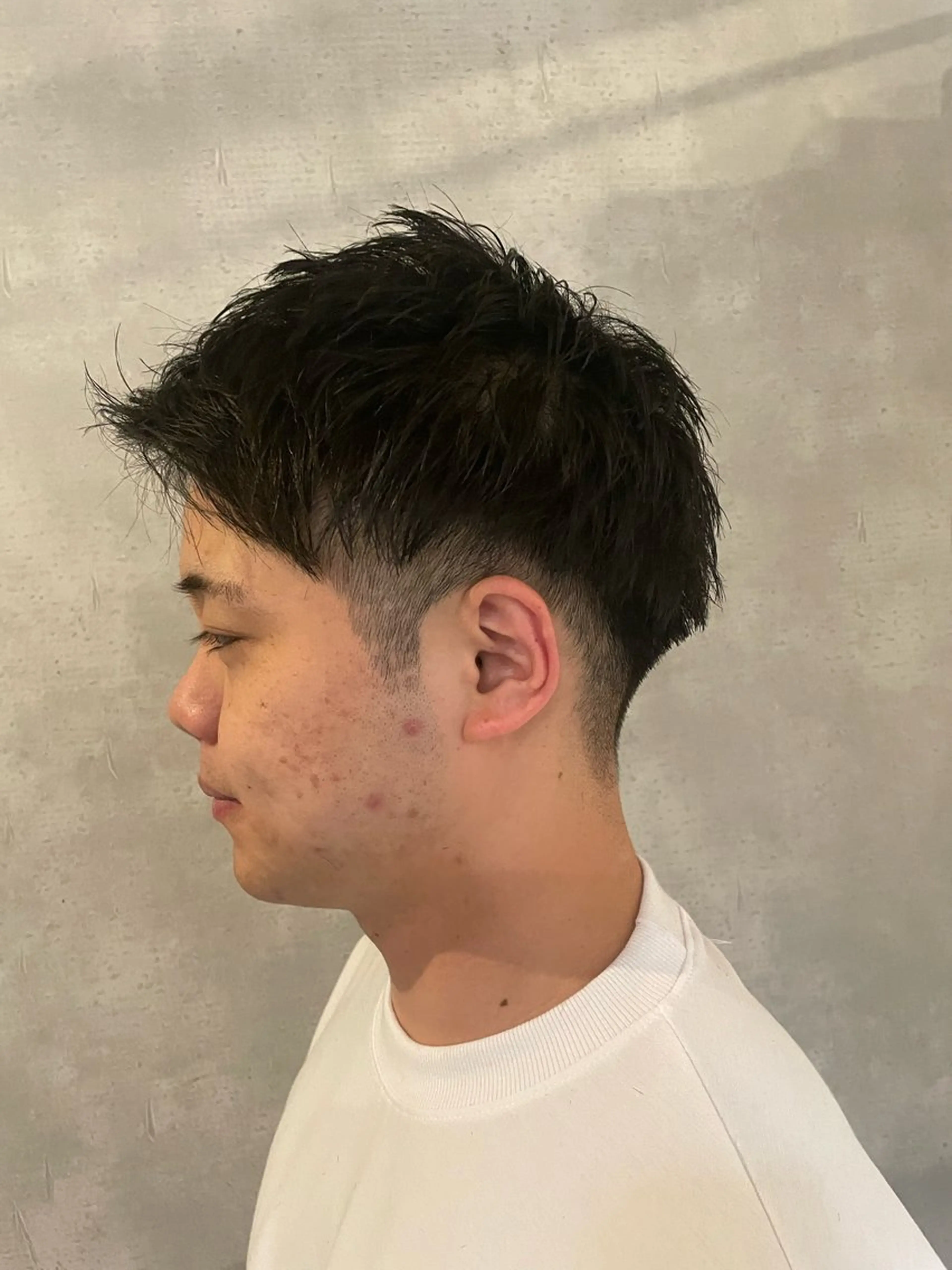 メンズ メンズショート カット ヘアセット フリーランスシェアサロンルレイル所属・心斎橋/メンズ /ルレイル/地形真希のヘアスタイル