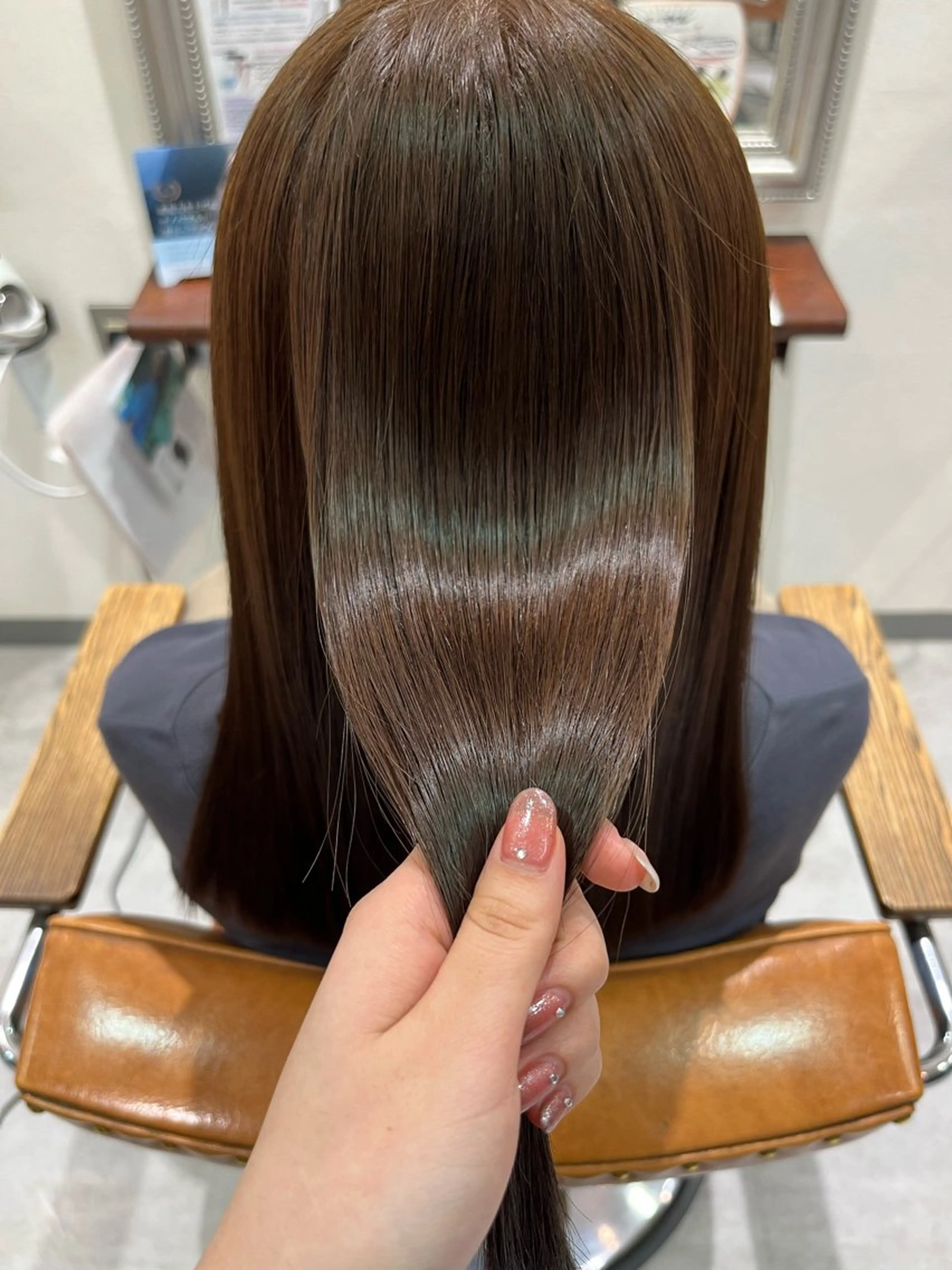 ロング カラー 髪質改善 縮毛矯正 トリートメント Hello Design Coconeel所属・髪質改善アンジュール かのんのヘアスタイル