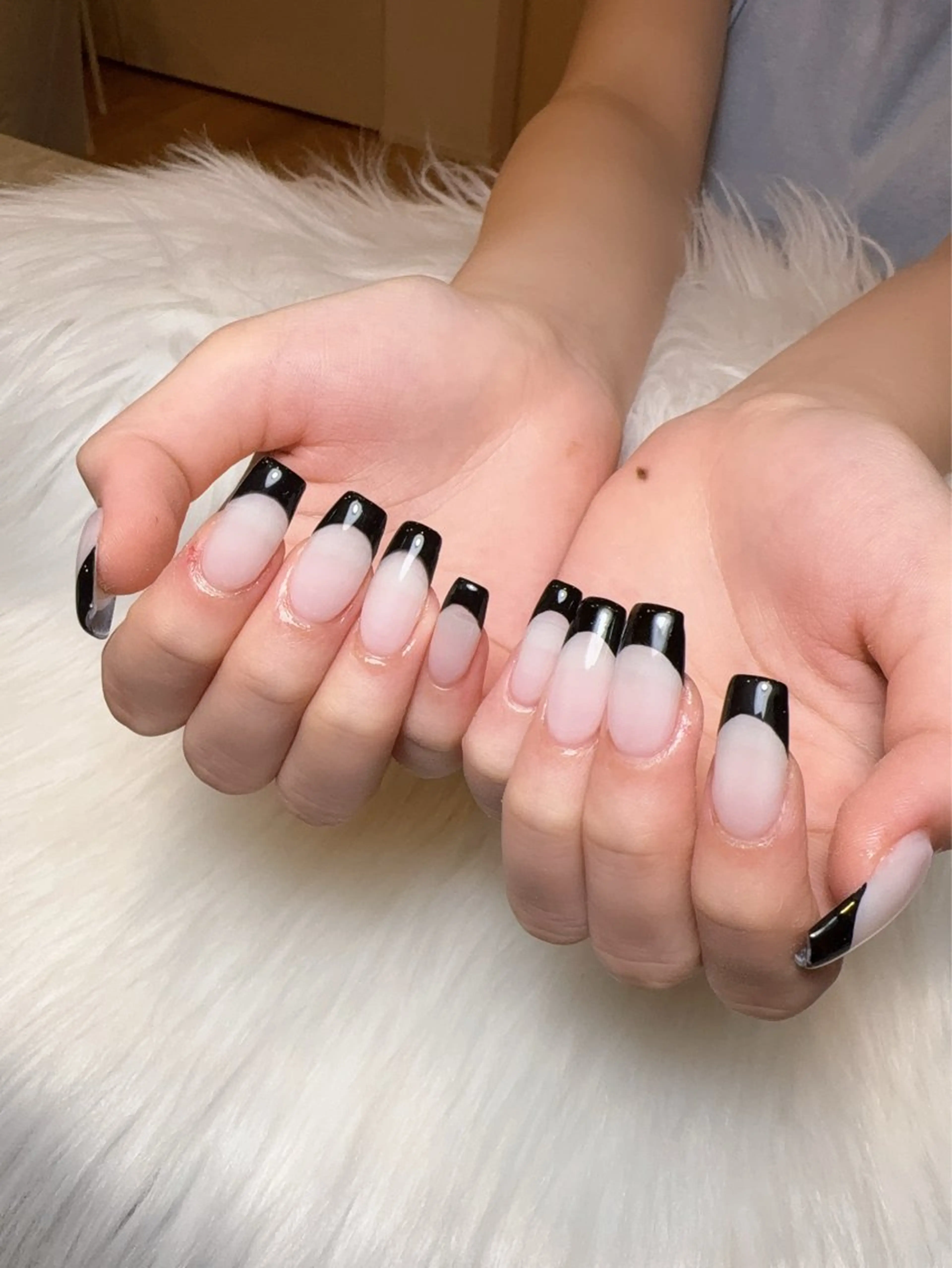 新人練習コース❣️［ソフトジェルオフ込み］❣️チップスカルプ長さ出しフレンチ🩷6500の写真