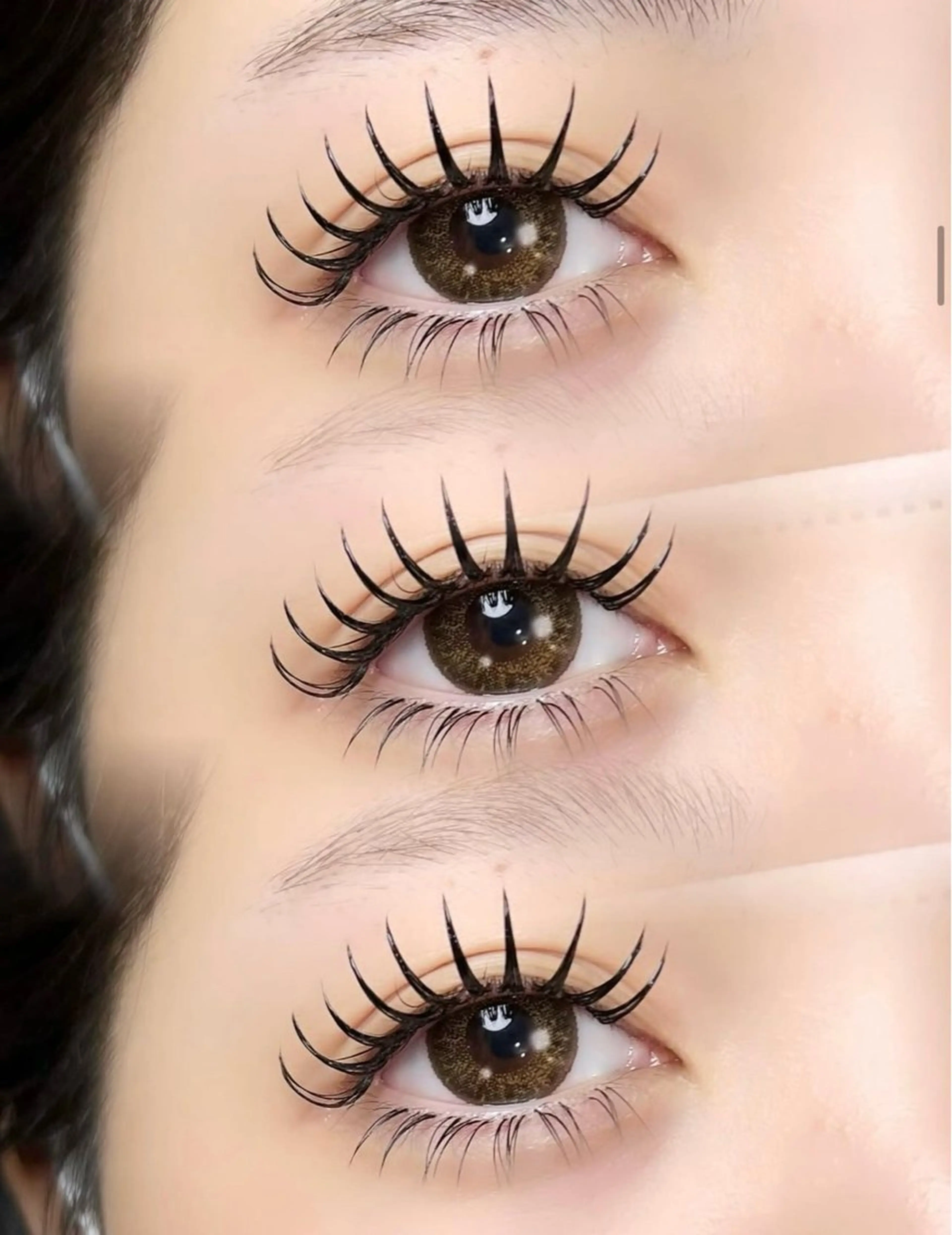 マツエク・マツパ la vierge所属・manaka yoshidaのマツエク・マツパデザイン