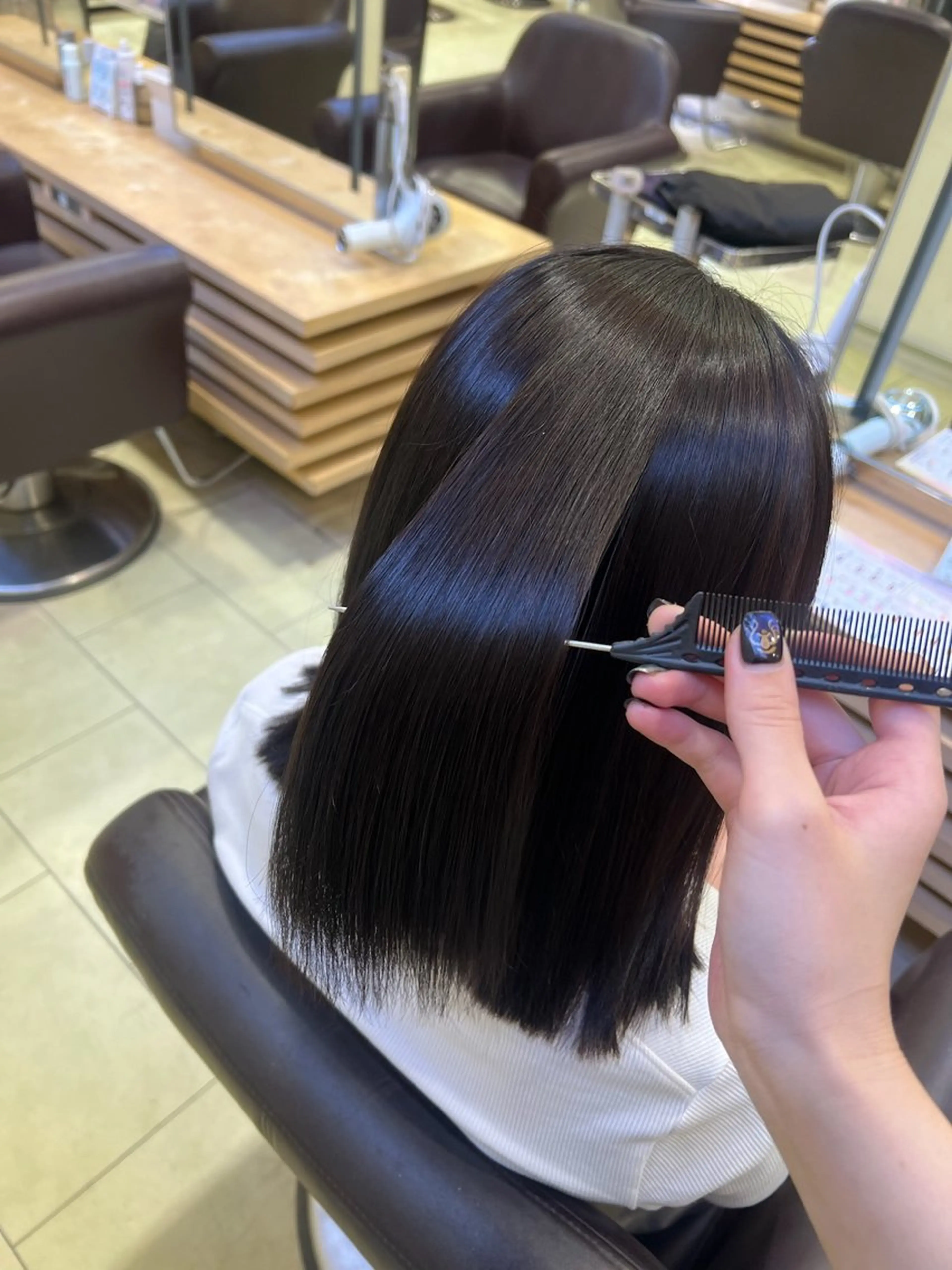 カラー カット ヘアカラー トリートメント 艶カラー/eye 🫧ྀི/栞のヘアスタイル