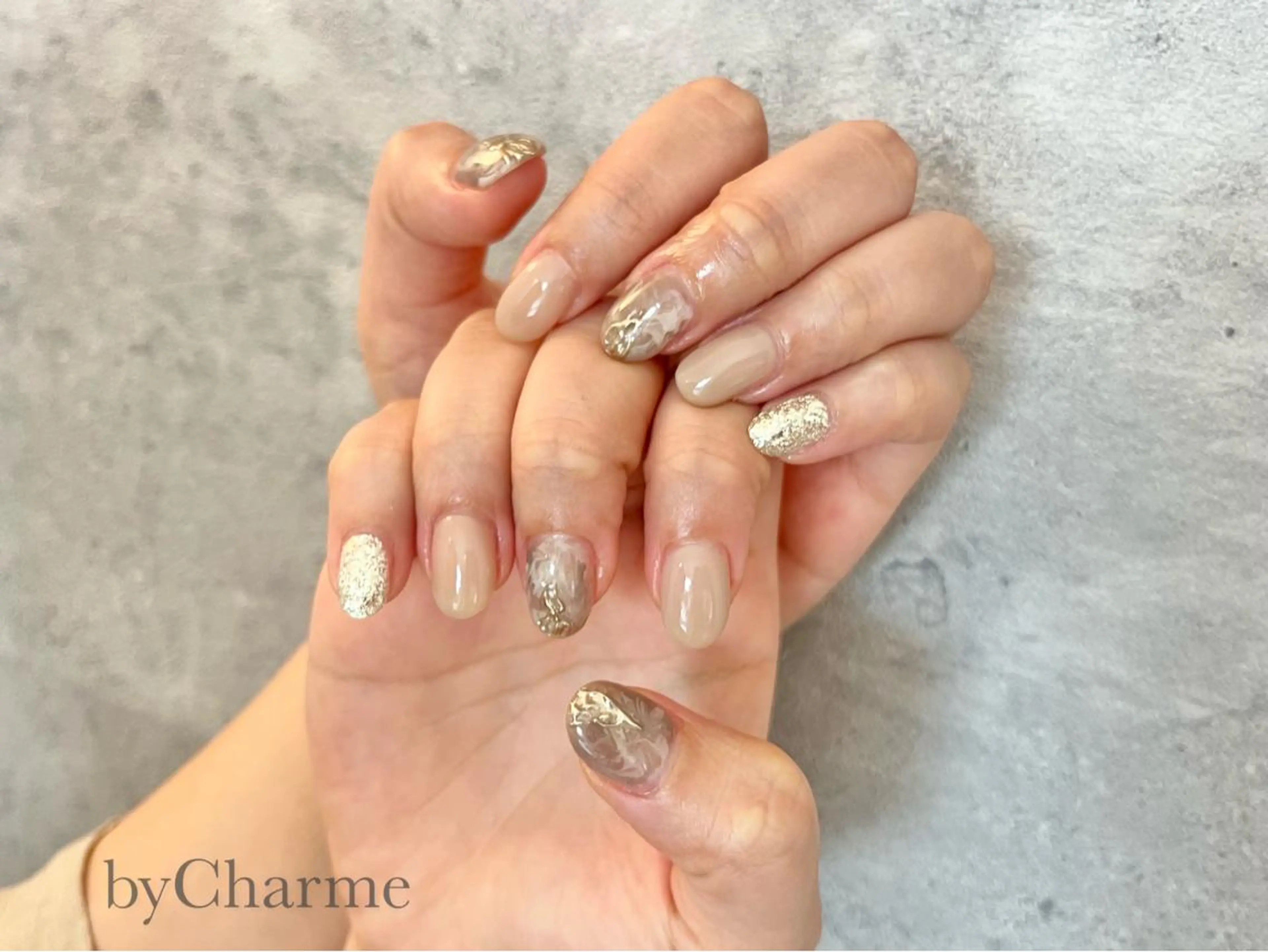 ネイル ニュアンスネイル Ray. Maayaのネイルデザイン