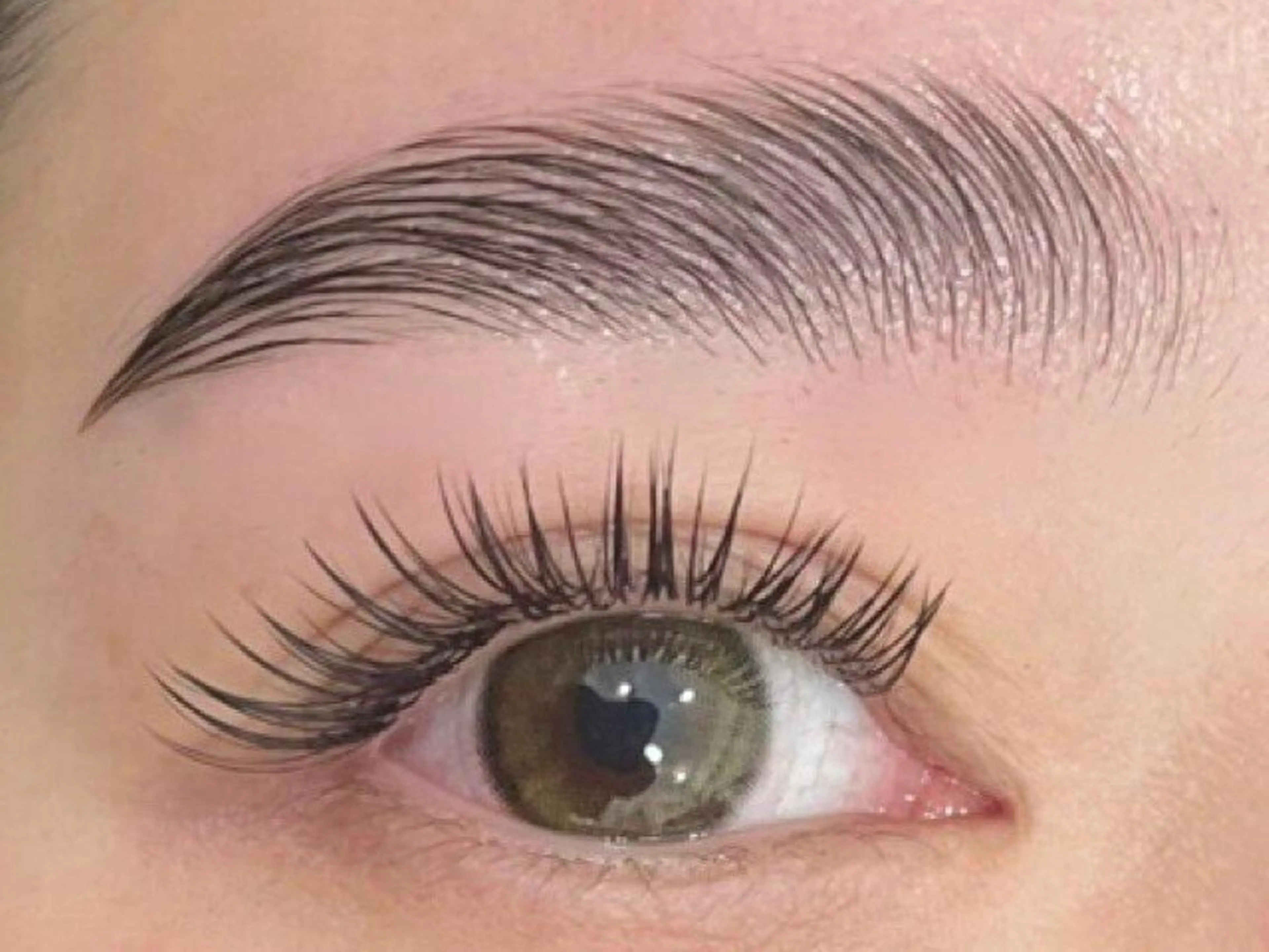 【垢抜け目元に】フラットラッシュ100本＋美眉アイブロウWAX💖オフなしの写真