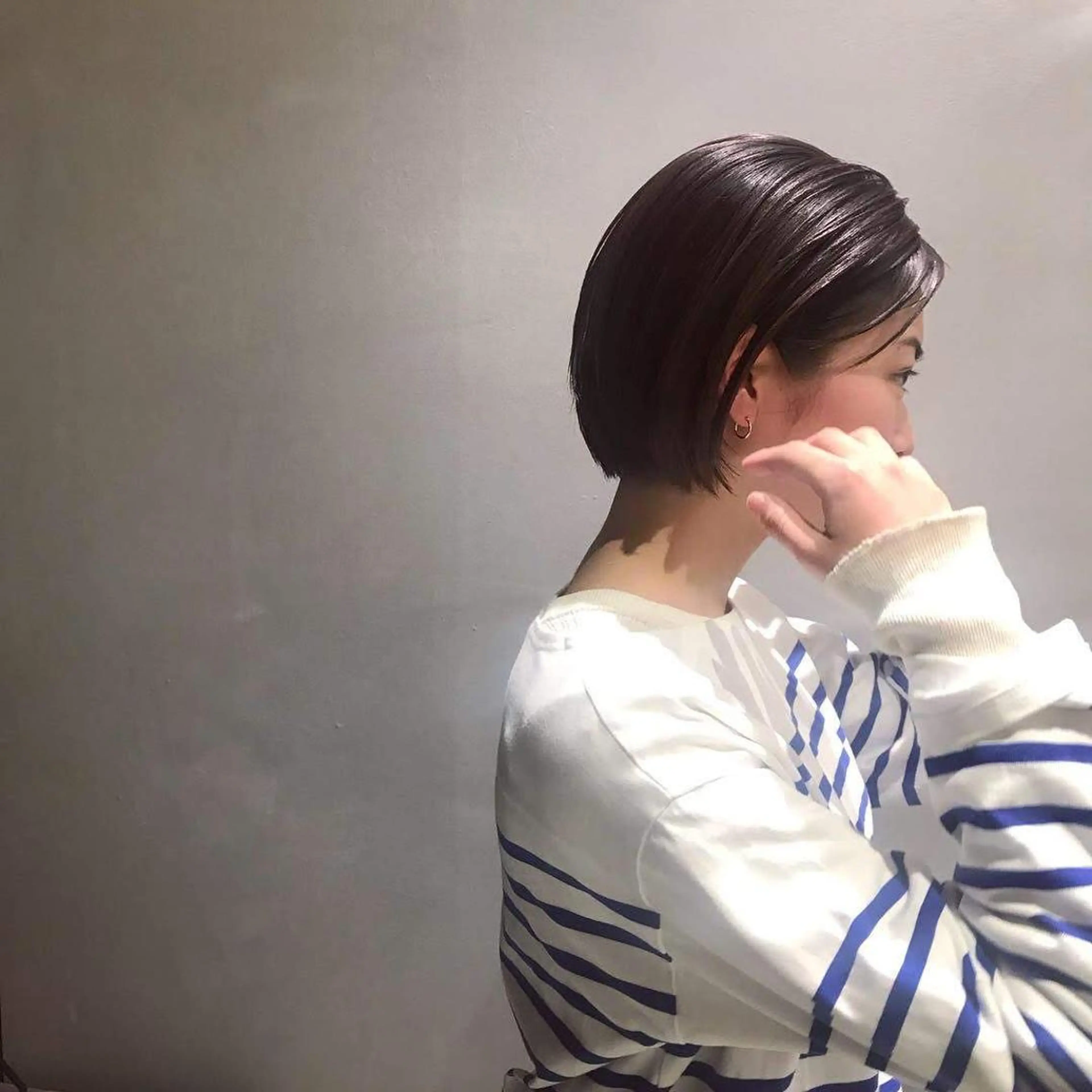 ショート ボブ 佐伯 和佳のヘアスタイル