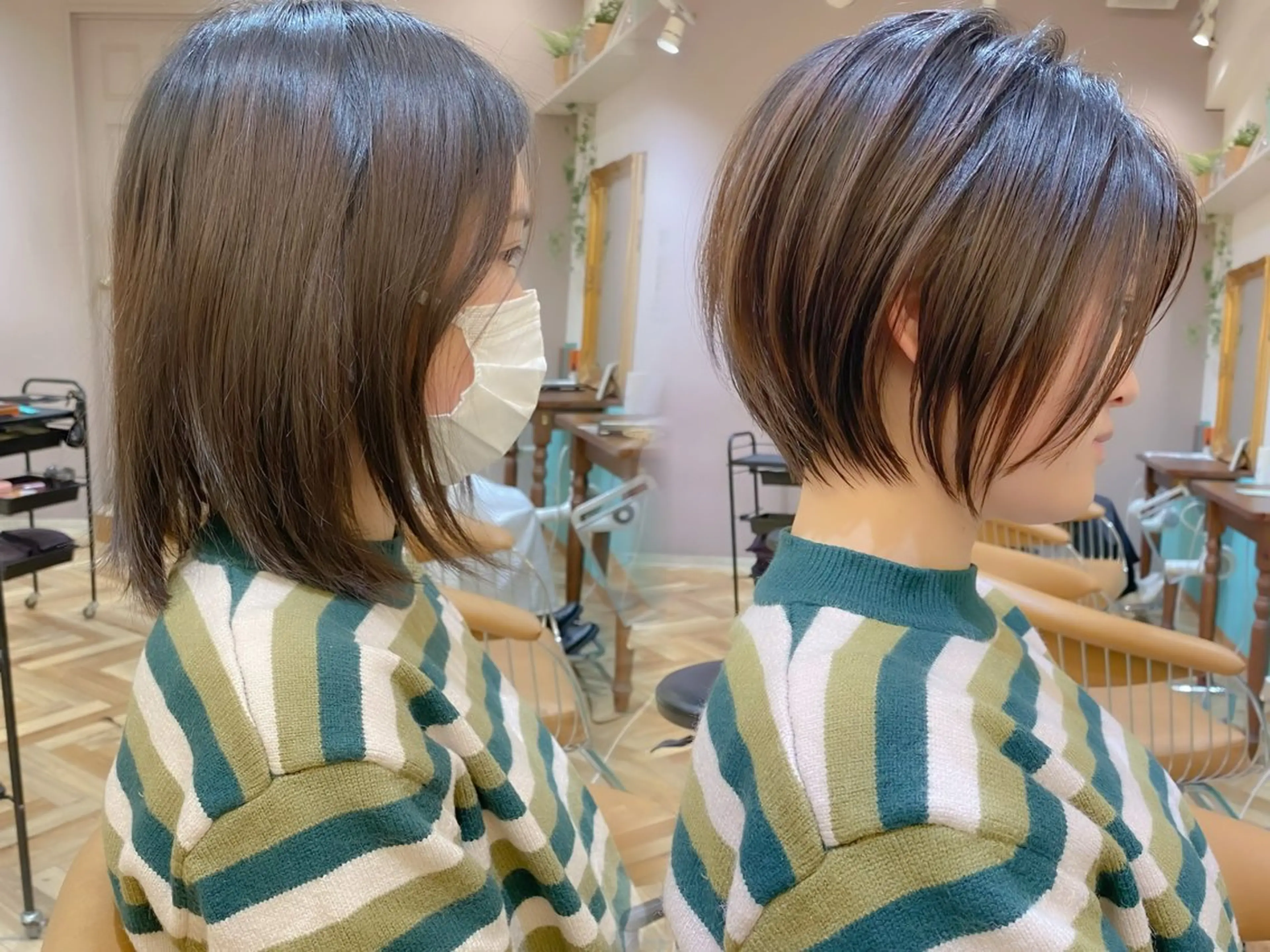 ショート カラー カット ヘアカラー トリートメント ボブ/ショート/ 縮毛矯正⚜️工藤昴のヘアスタイル