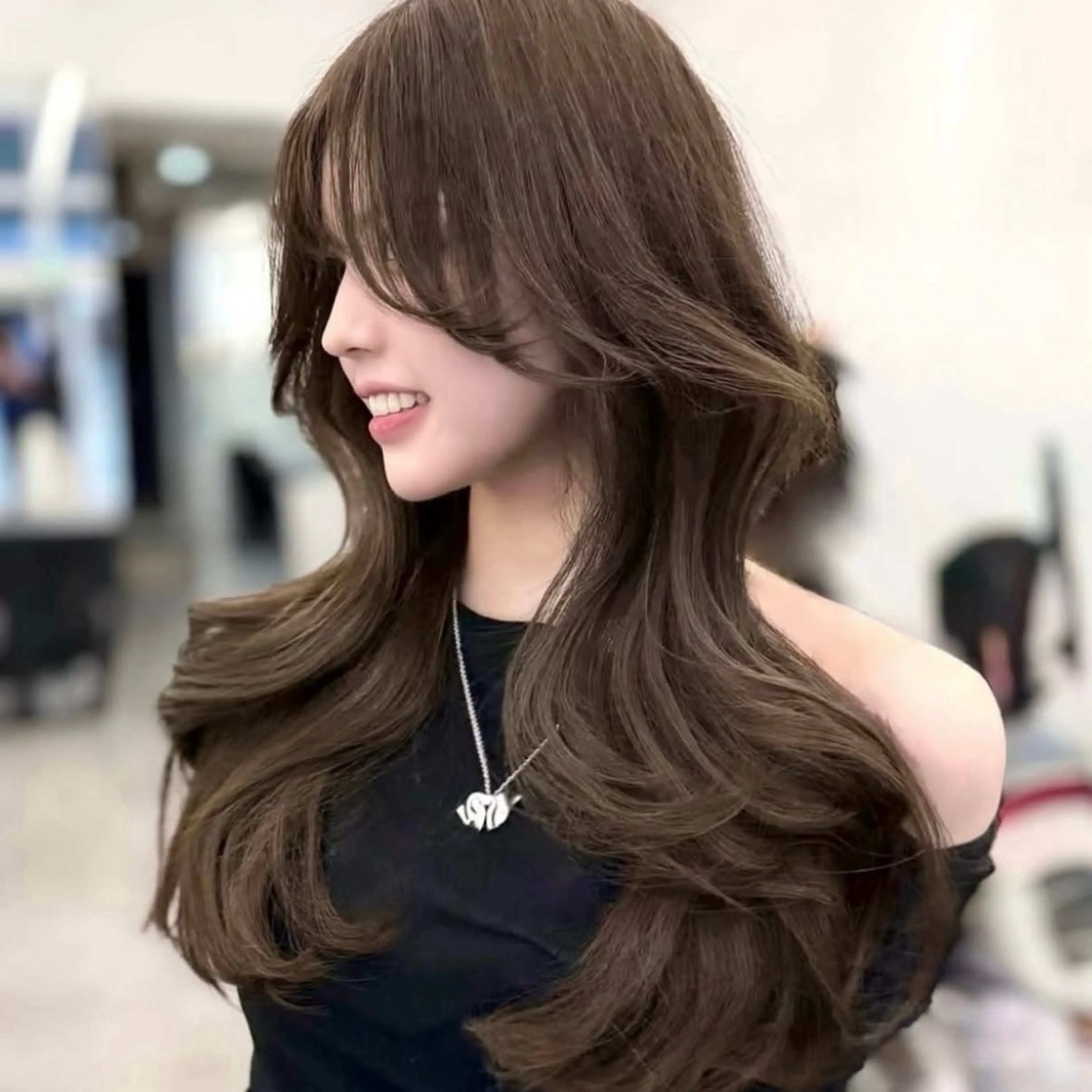 ロング nit by AHNKISM所属・韓国ヘア💎レイヤー カットYUYAのヘアスタイル