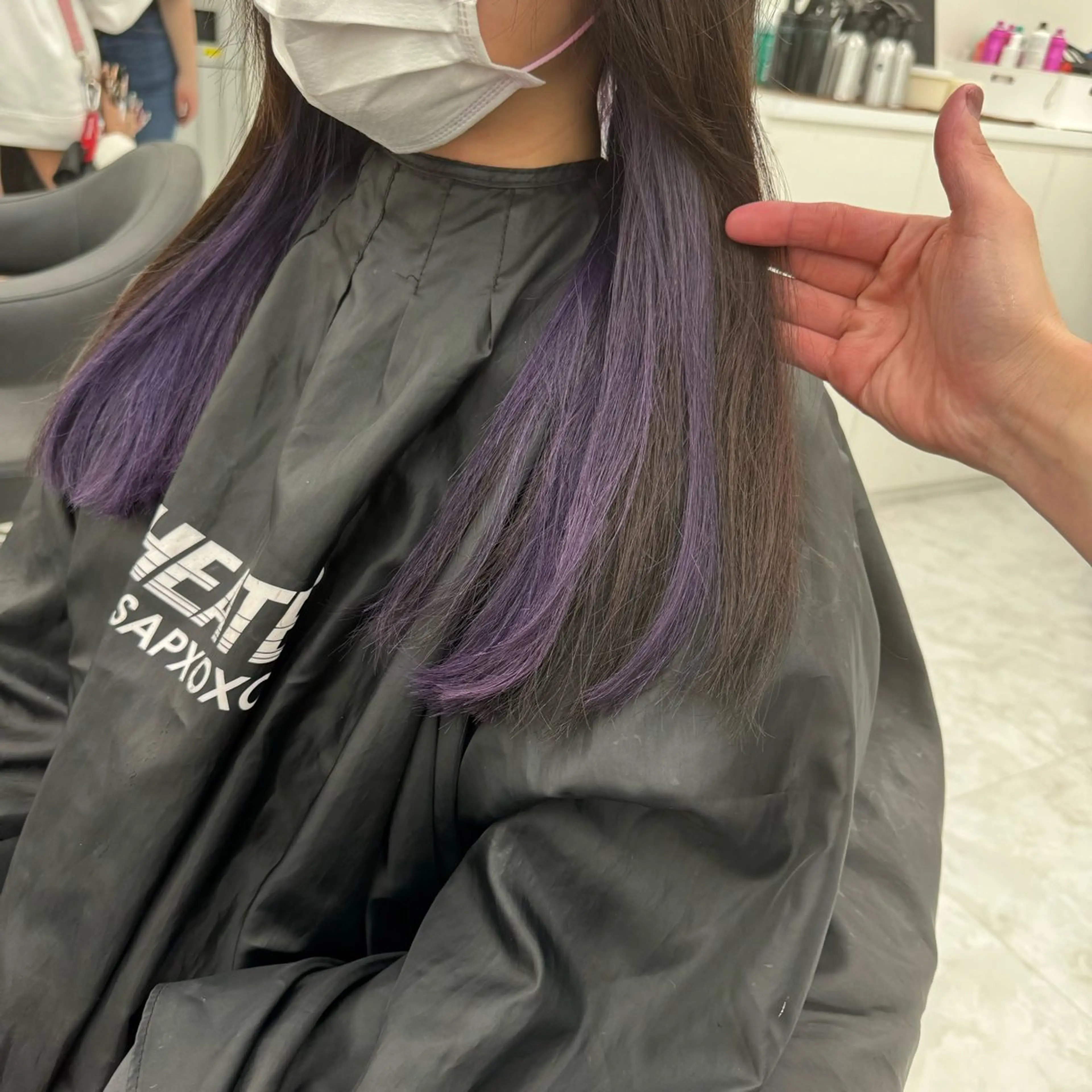 ロング カラー ヘアカラー トリートメント ヘッドスパ ヘアセット 韓国スタイル🇰🇷 トレンドレイヤー🪡のヘアスタイル