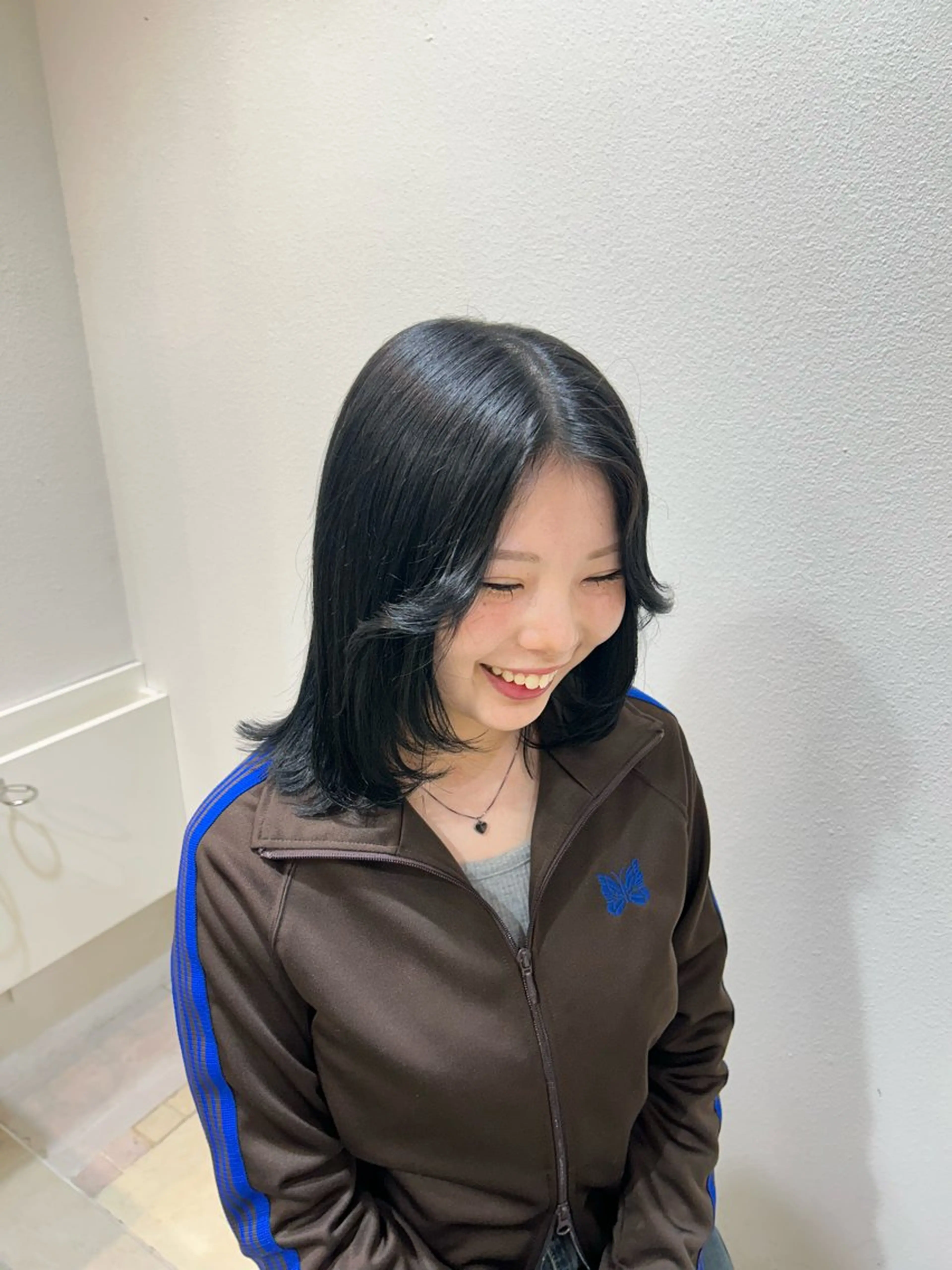 ミディアム ツヤ感カラー /mei✨️のヘアスタイル