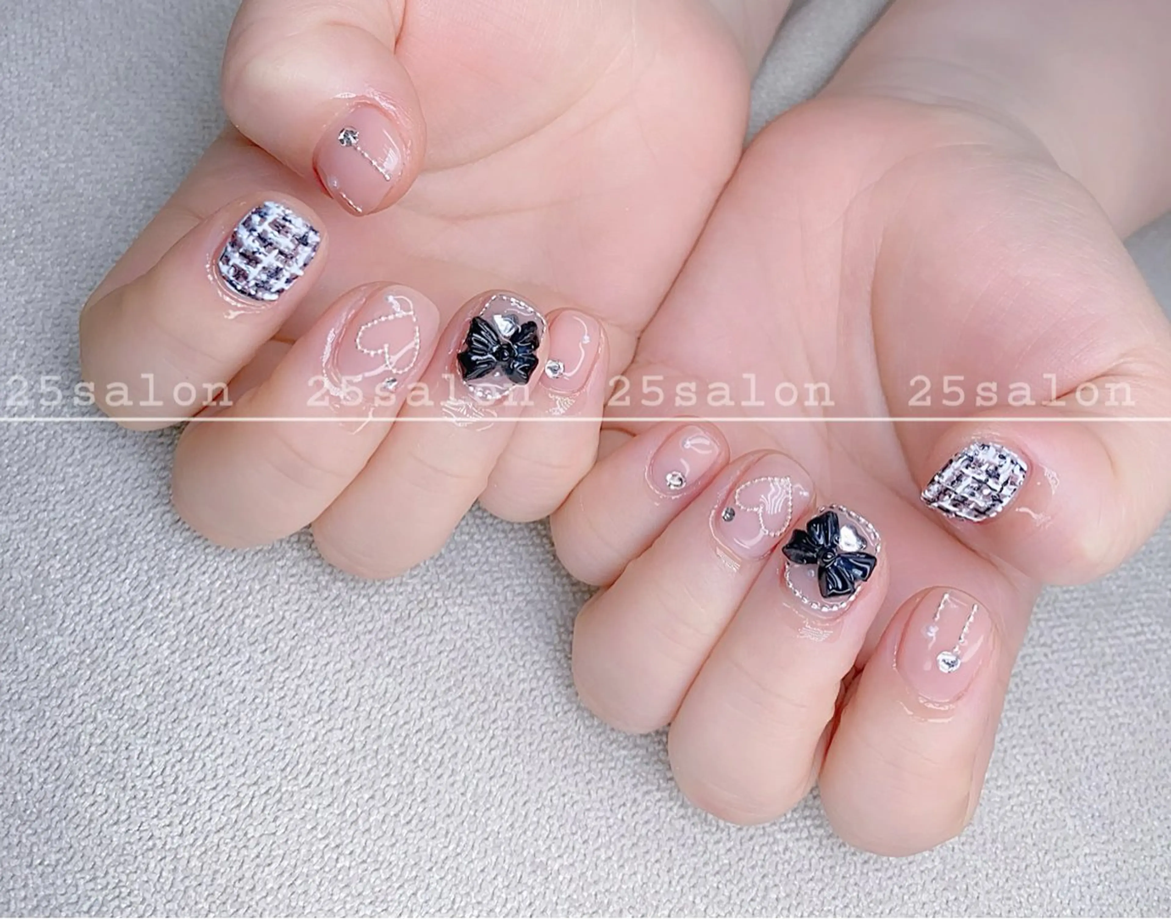 ネイル ジェルネイル 韓国ネイル ニュアンスネイル パラジェル ワンホンネイル 2 5のマツエク・マツパデザイン