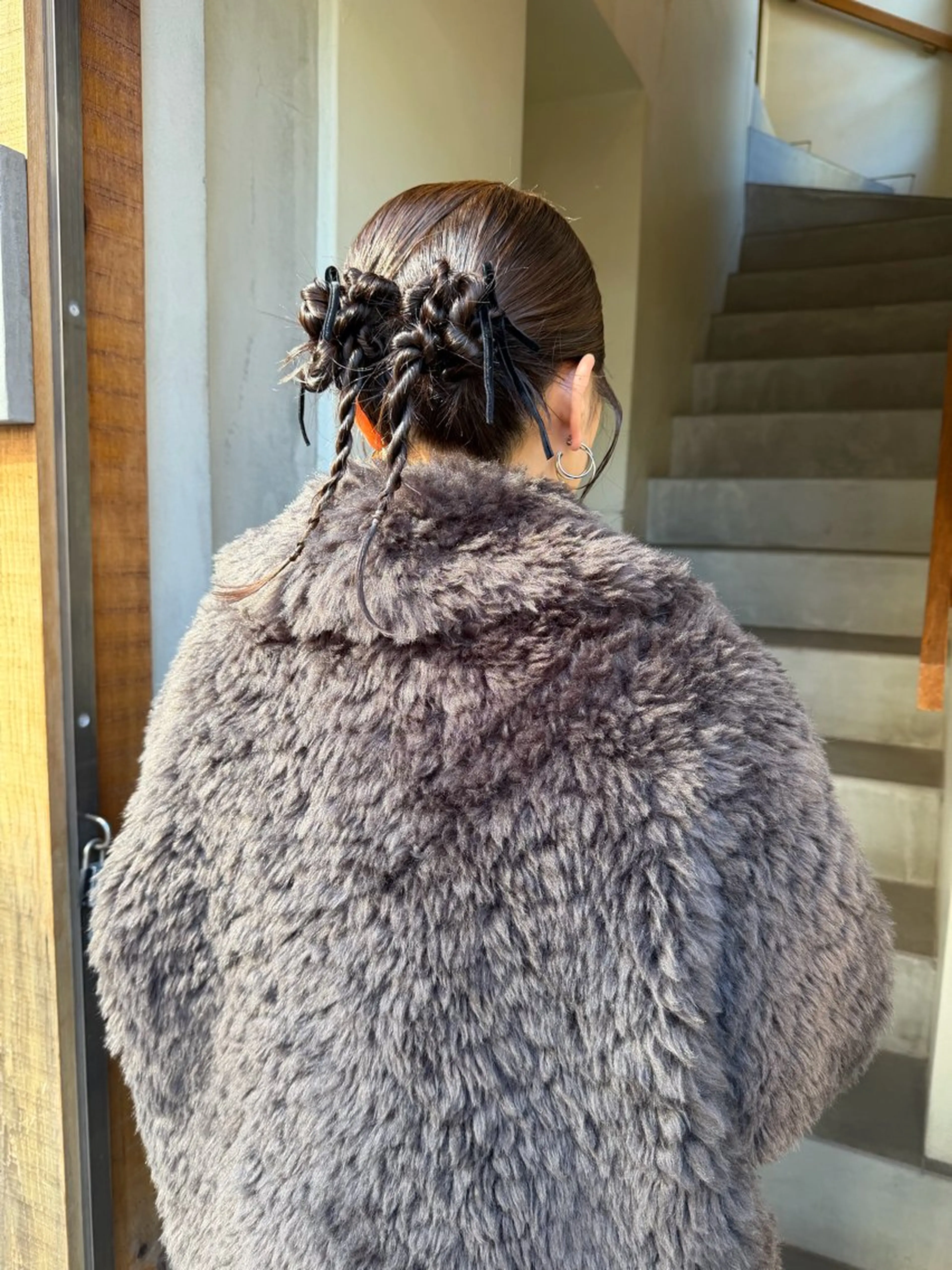 ミディアム ヘアアレンジ ヘアセット 🦮shiori アイドルオタク🦮のヘアスタイル