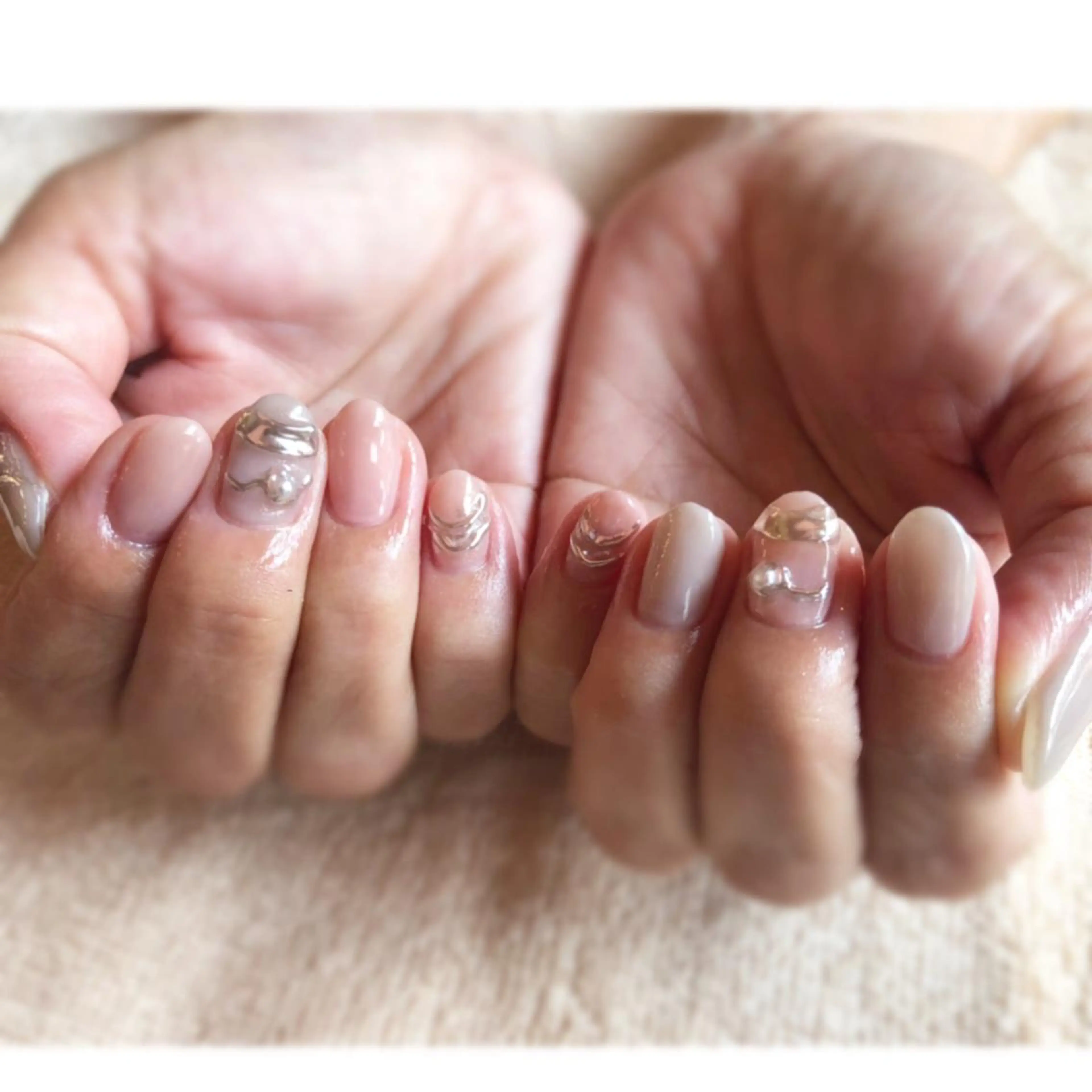 ネイル ニュアンスネイル totalbeautylento所属・lento nailのネイルデザイン