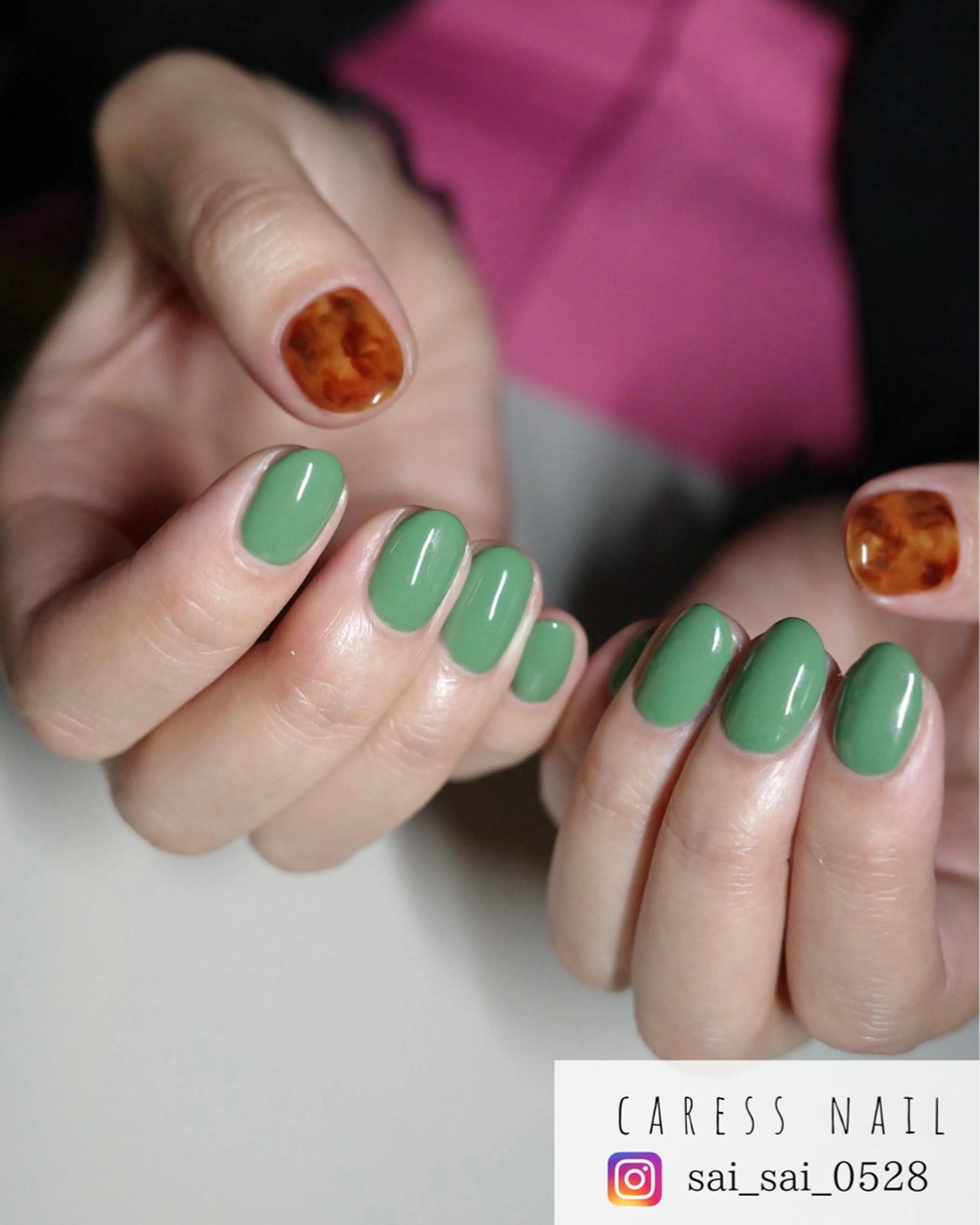 ネイル caress  nail カレスネイル　代々木上原所属・カレスネイル さいのネイルデザイン