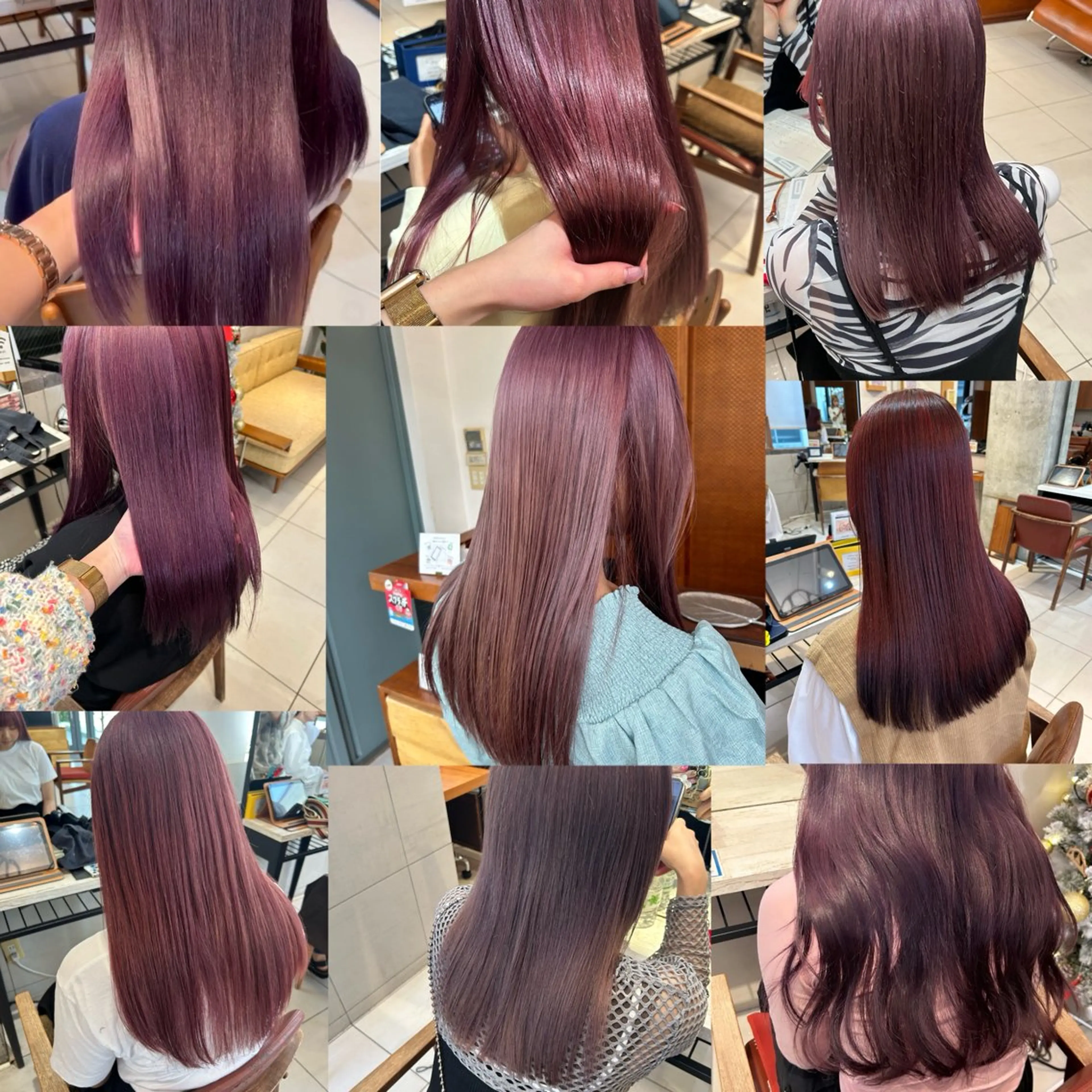 セミロング カラー カット ヘアカラー トリートメント 艶カラー/耳つぼ/ 渡辺奈緒のその他イメージ