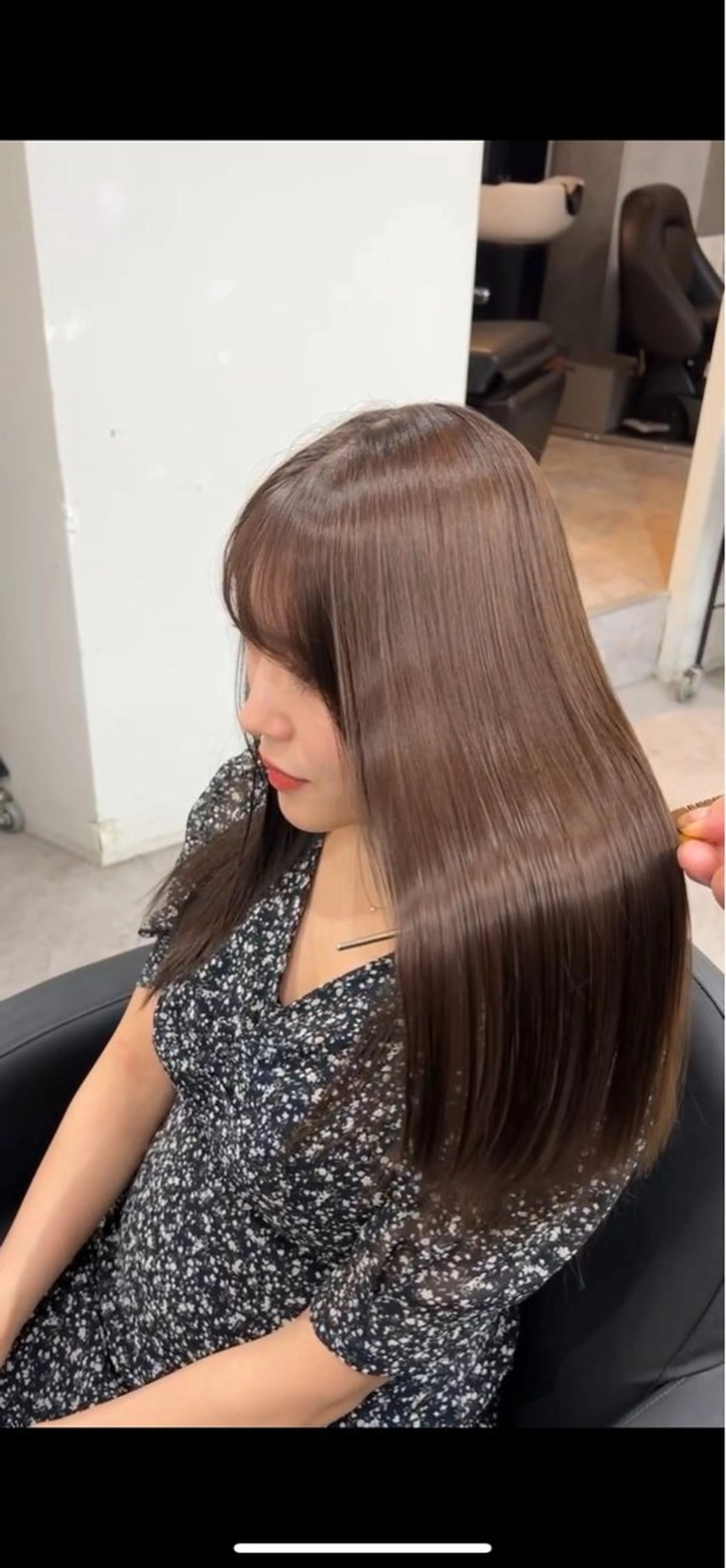 ロング ヘアカラー トリートメント 🫧髪質改善•ボブ/ レイヤー🫧持田樹のヘアスタイル