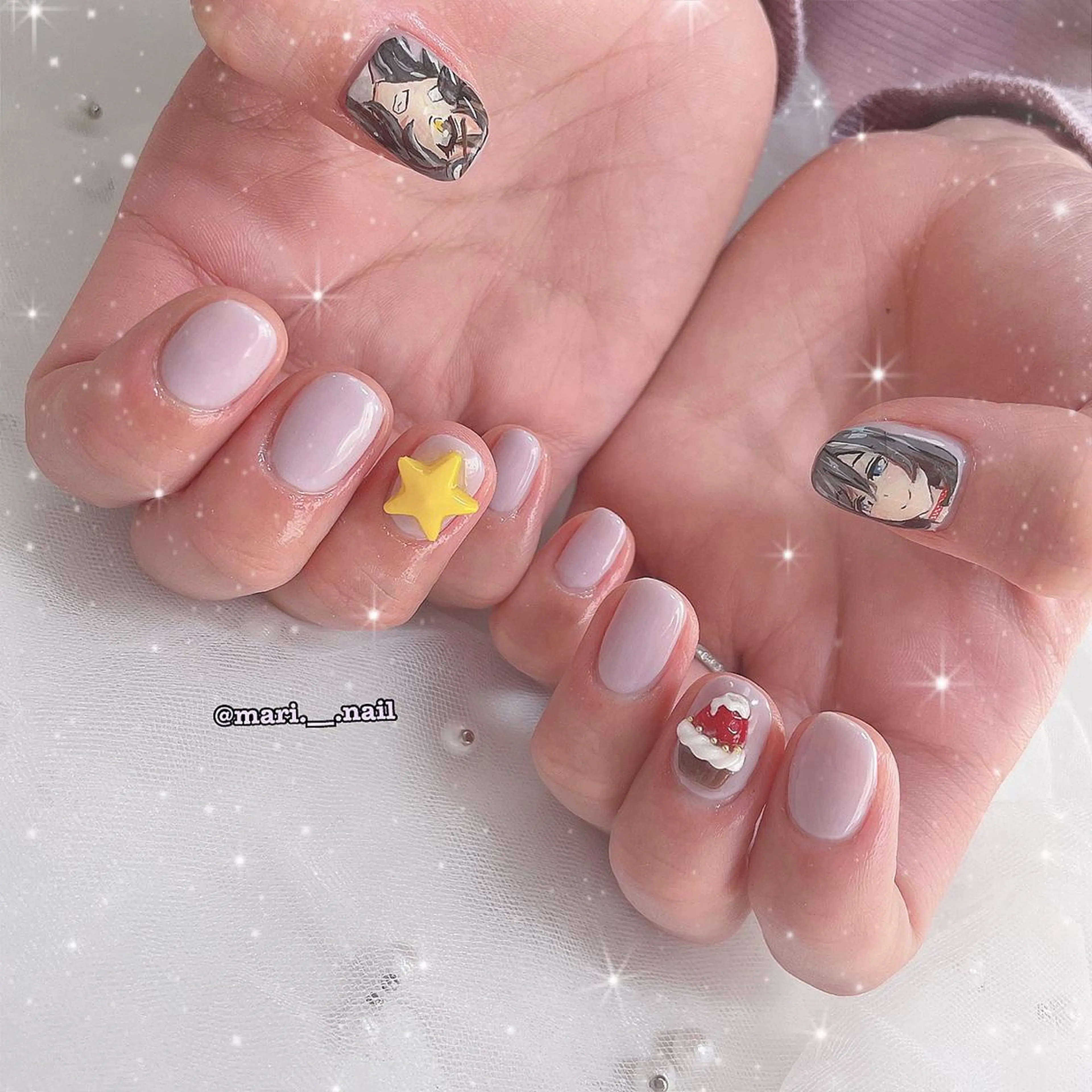 ネイル 🎀 Mayu 🎀痛ネイルのネイルデザイン