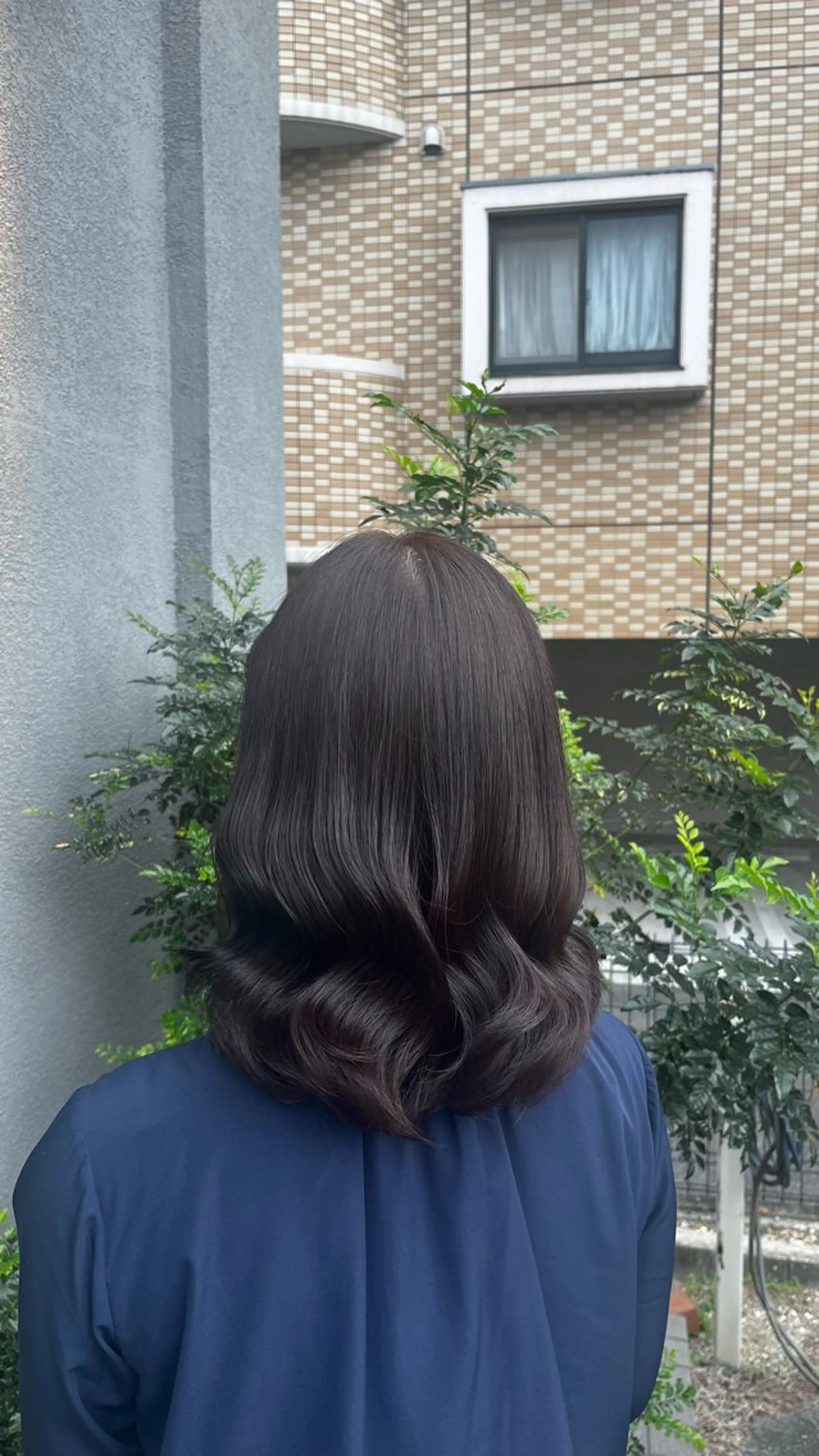 ミディアム カラー 坂下 かのんのヘアスタイル