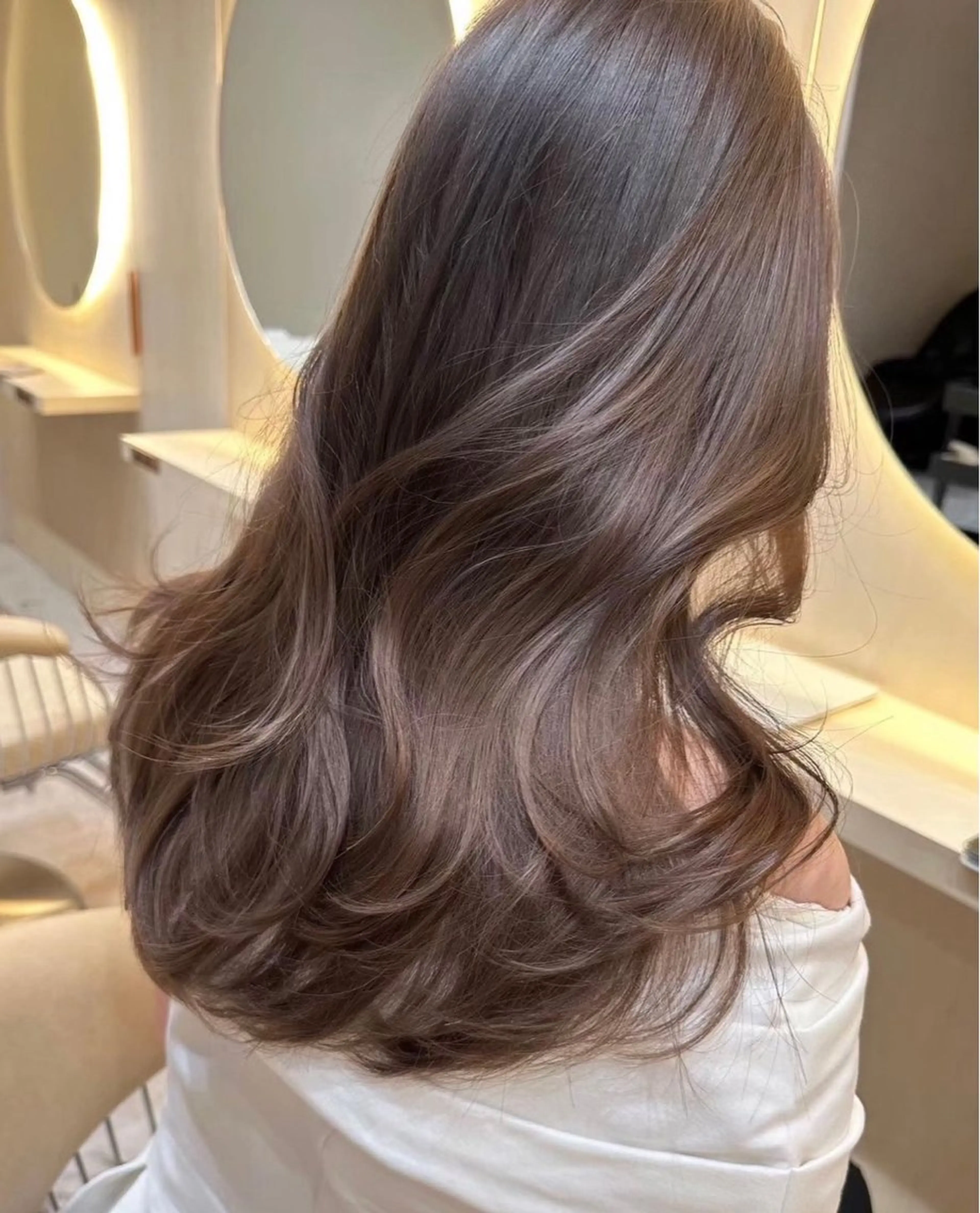 ロング カラー ヘアカラー トリートメント ヘアセット 名古屋/髪質改善/ 透明感SHIZUKAのヘアスタイル