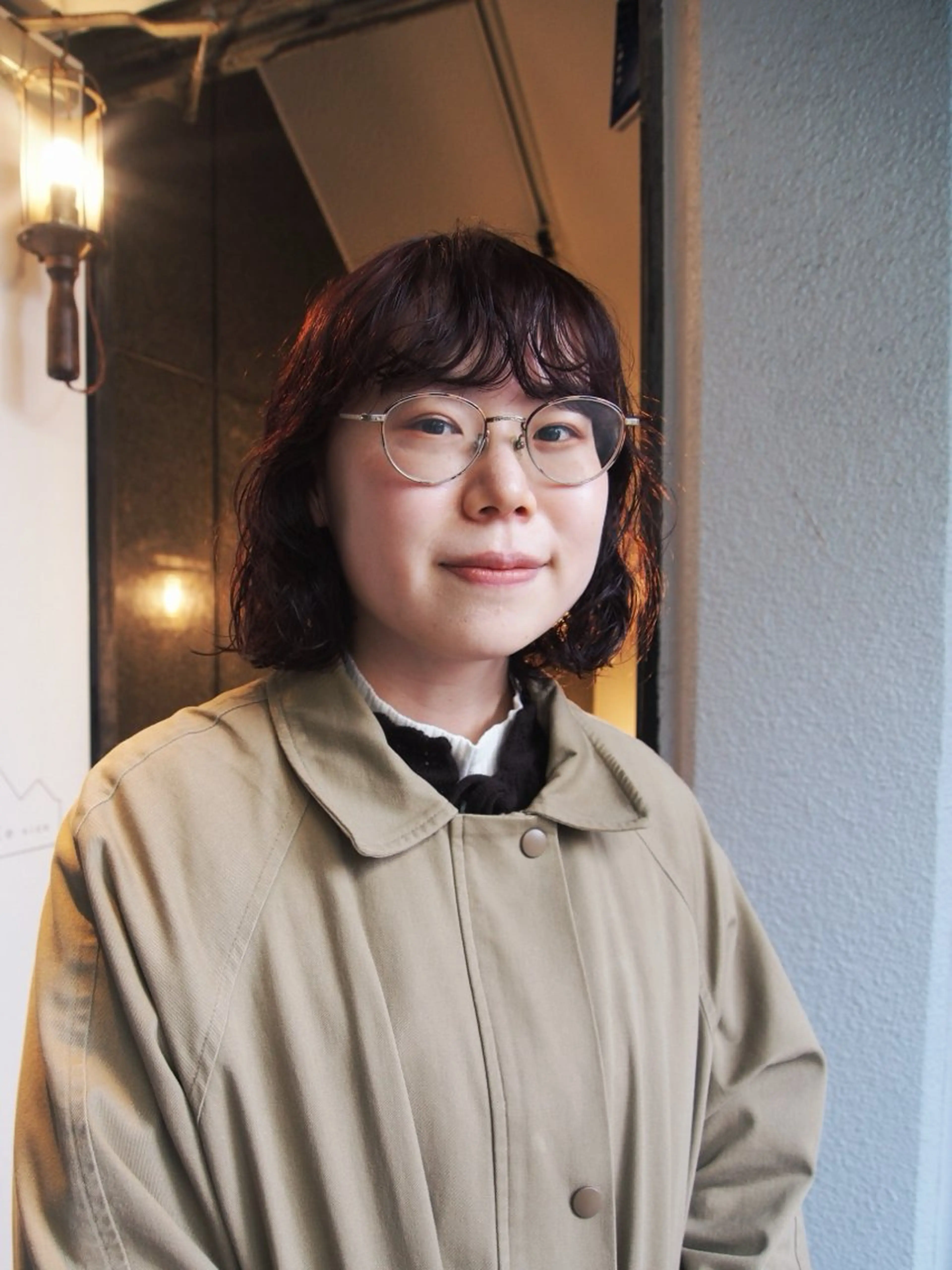 ミディアム カット ヘアカラー トリートメント 似合わせパーマ 🌼カンナのヘアスタイル