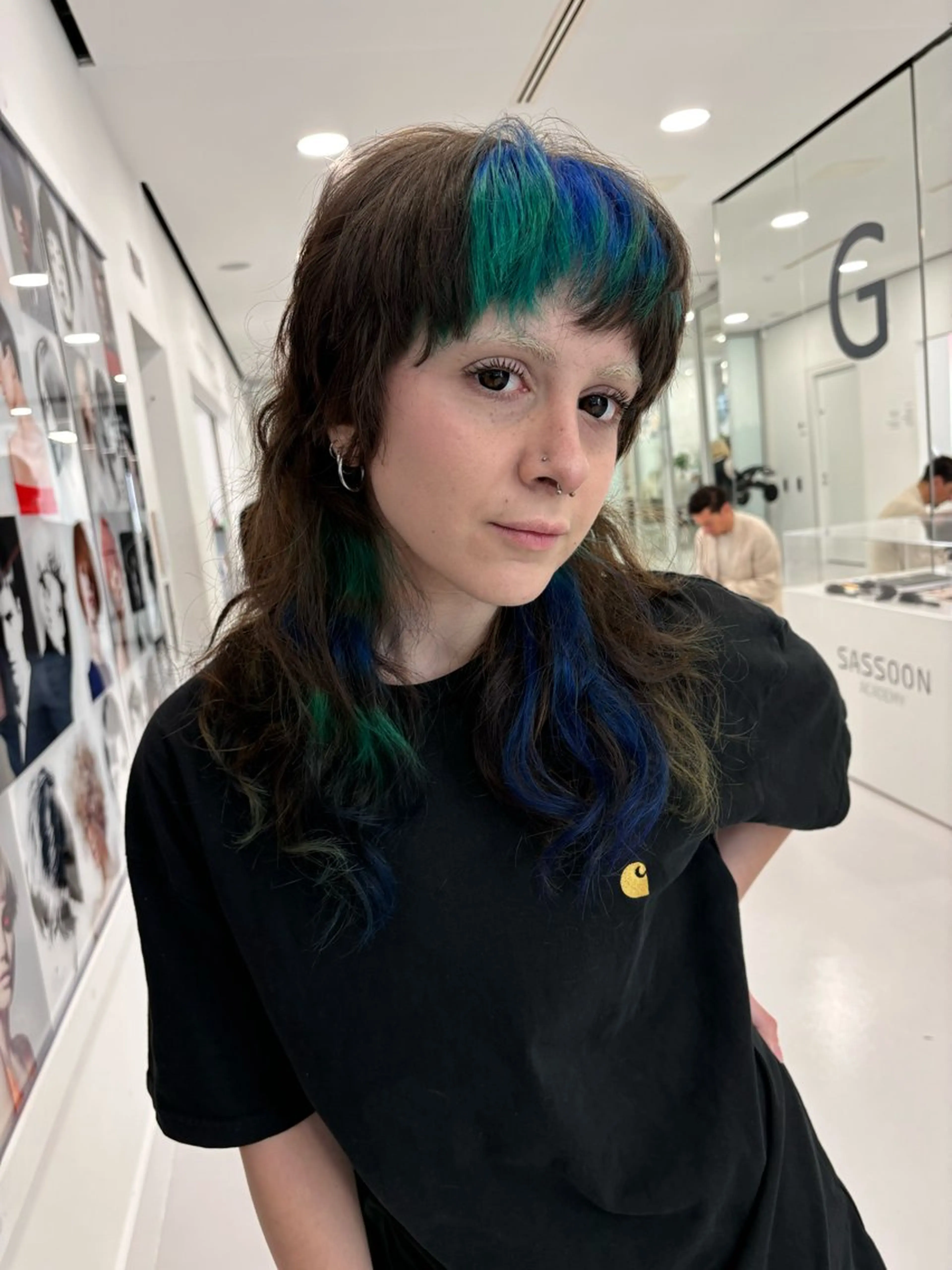 ロング カラー デザインカラー ウルフカット GARTE所属・ゲンキ /カットモデル募集のヘアスタイル