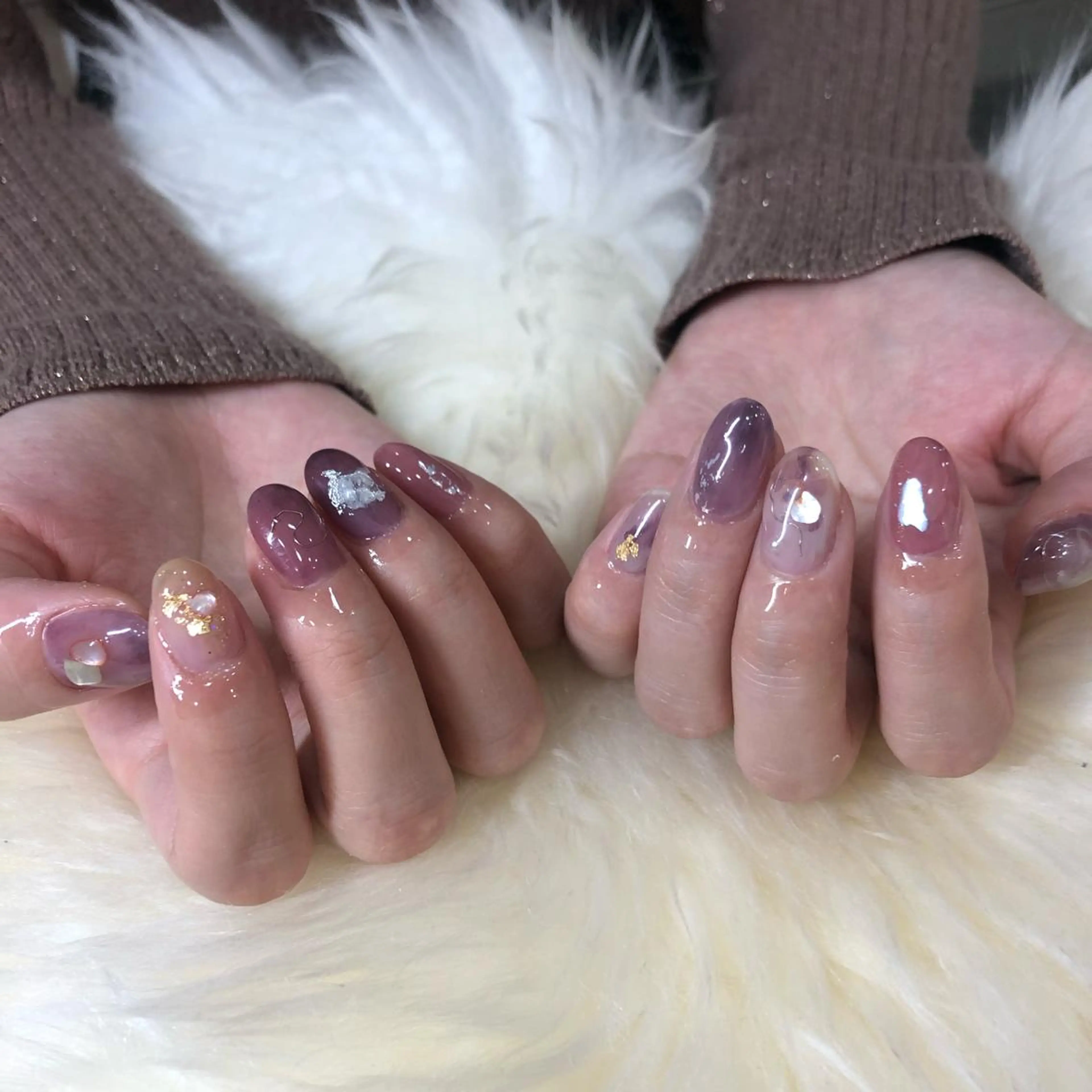 ネイル ニュアンスネイル ハンドネイル ëmma nail_ by chulaのネイルデザイン