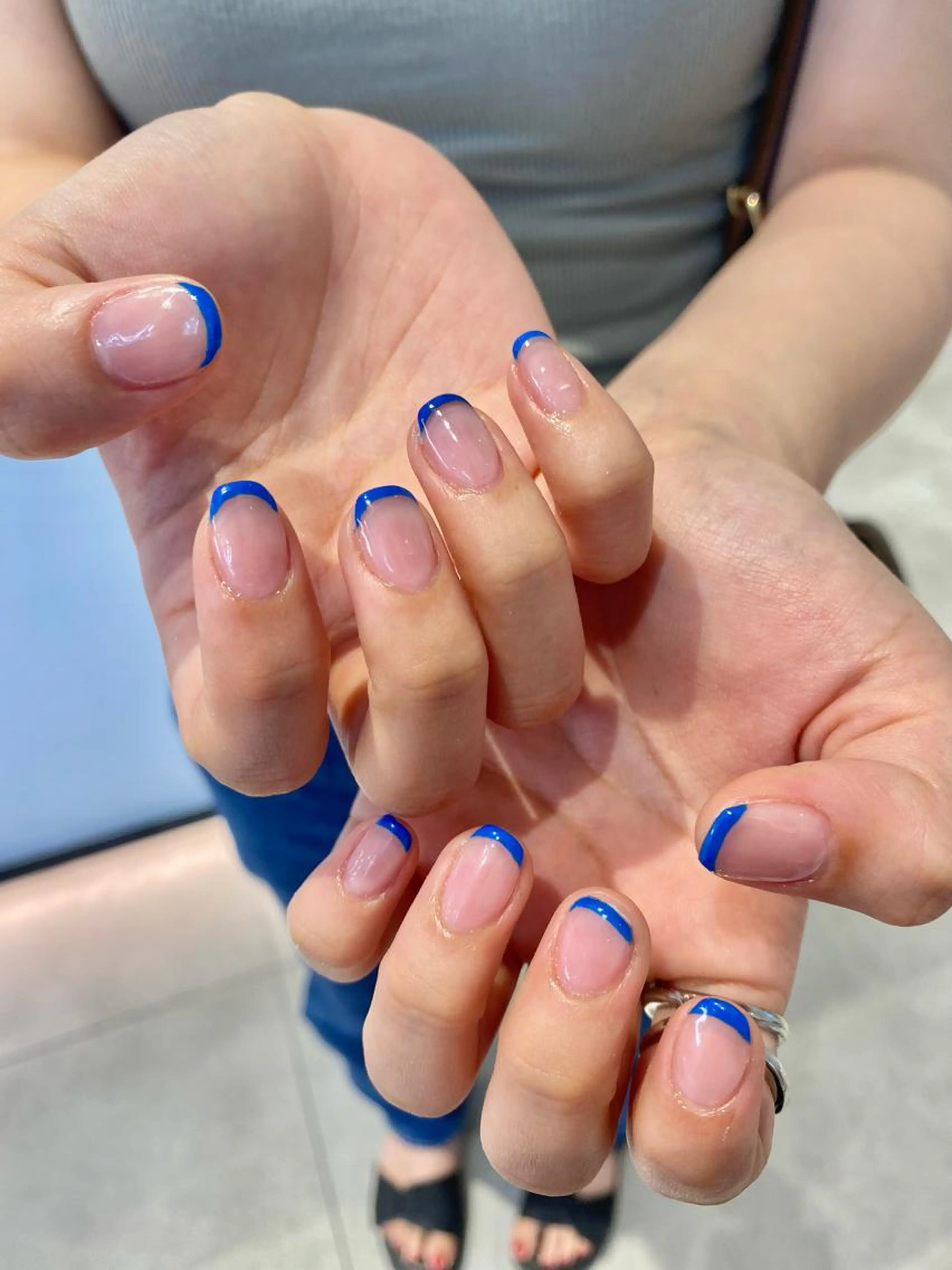 フレンチネイル🍑🍑オフありも可能です🍑ミニモ限定価格‼️の写真