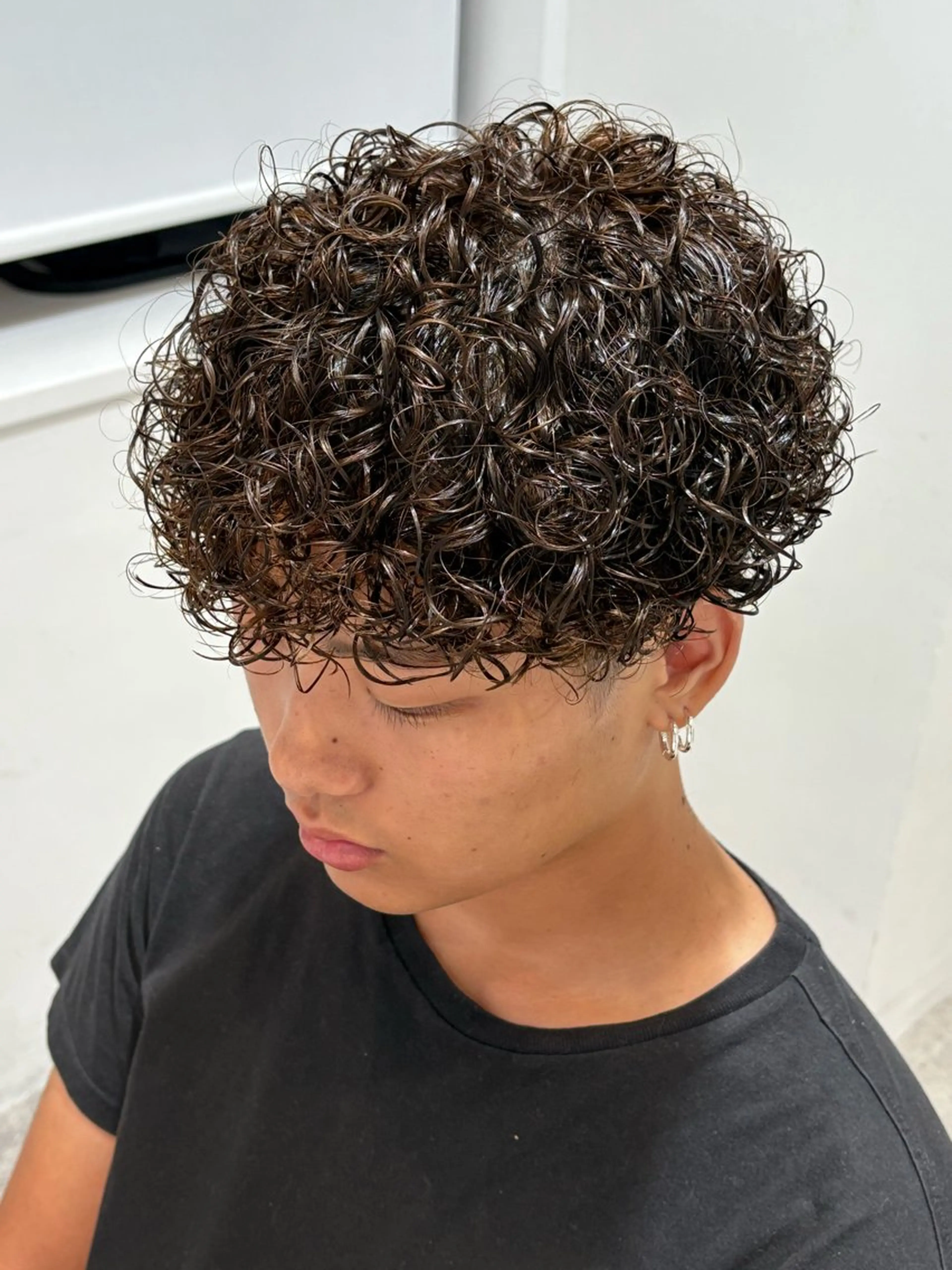 カラー パーマ メンズ カット パーマ fifth 武正 琉生のヘアスタイル