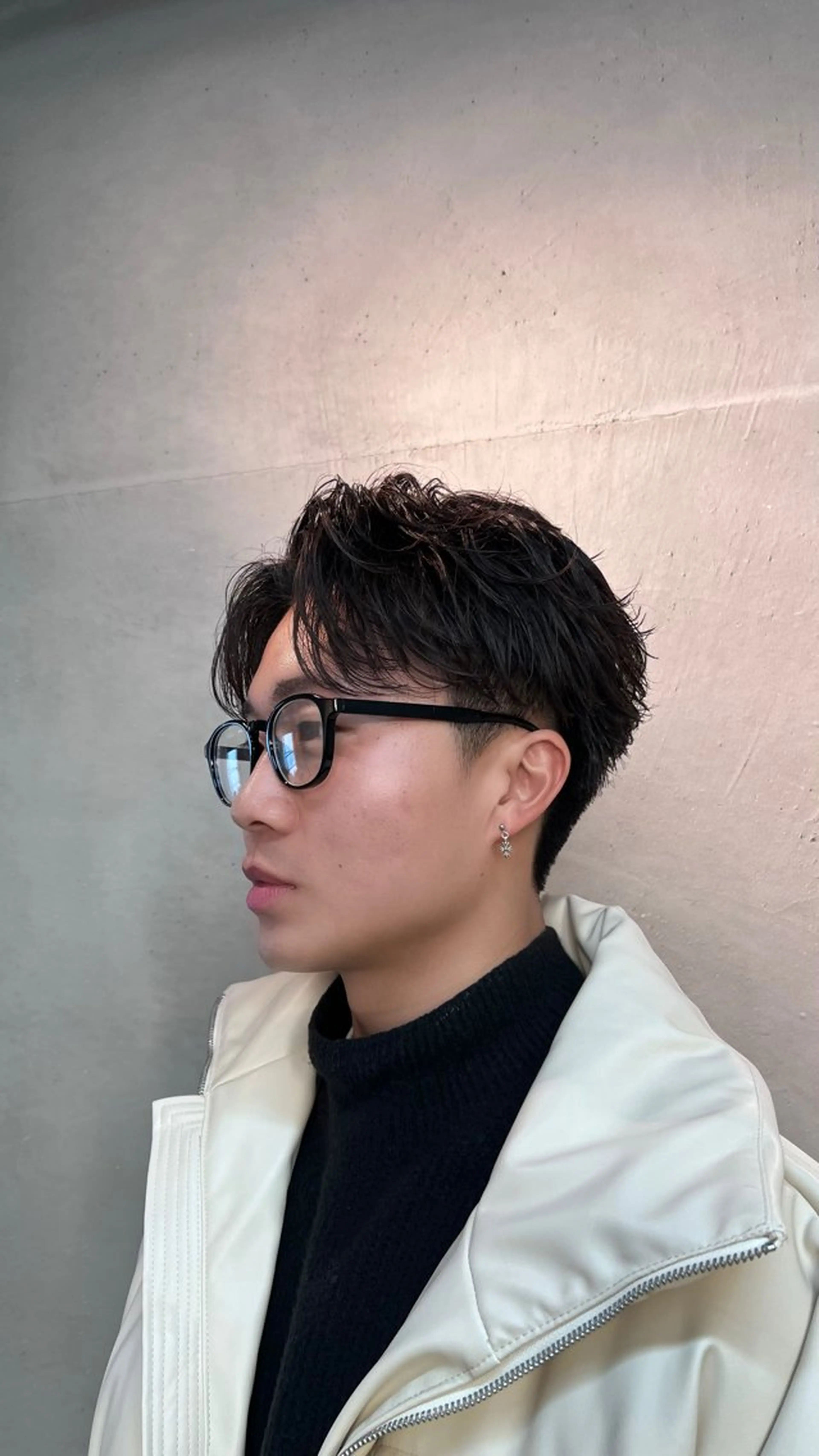 ショート パーマ メンズ ショートヘア カット パーマ Alo所属・💥メンズパーマ /表参道/モント💥のヘアスタイル