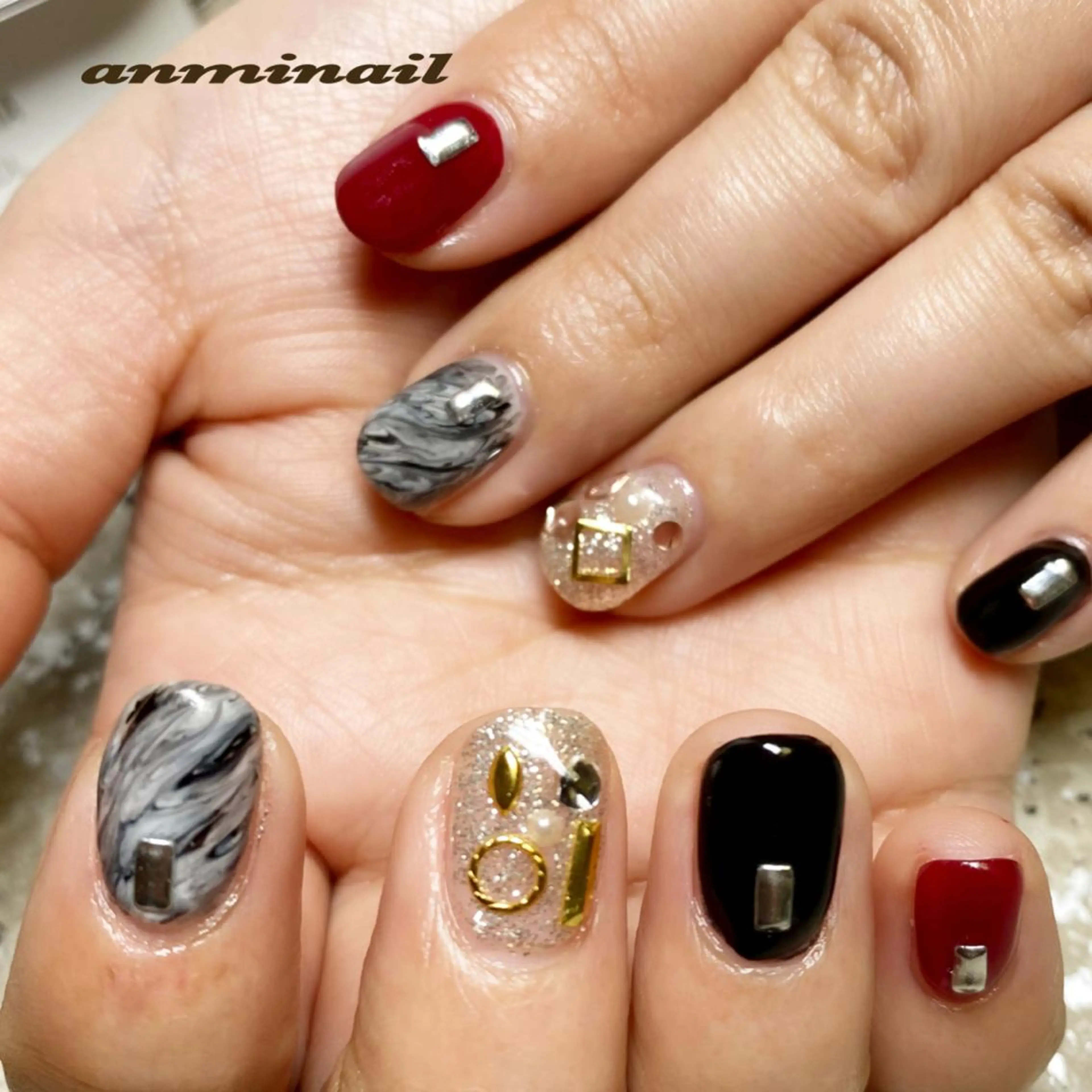 ネイル ハンドネイル 野宮 和美のネイルデザイン