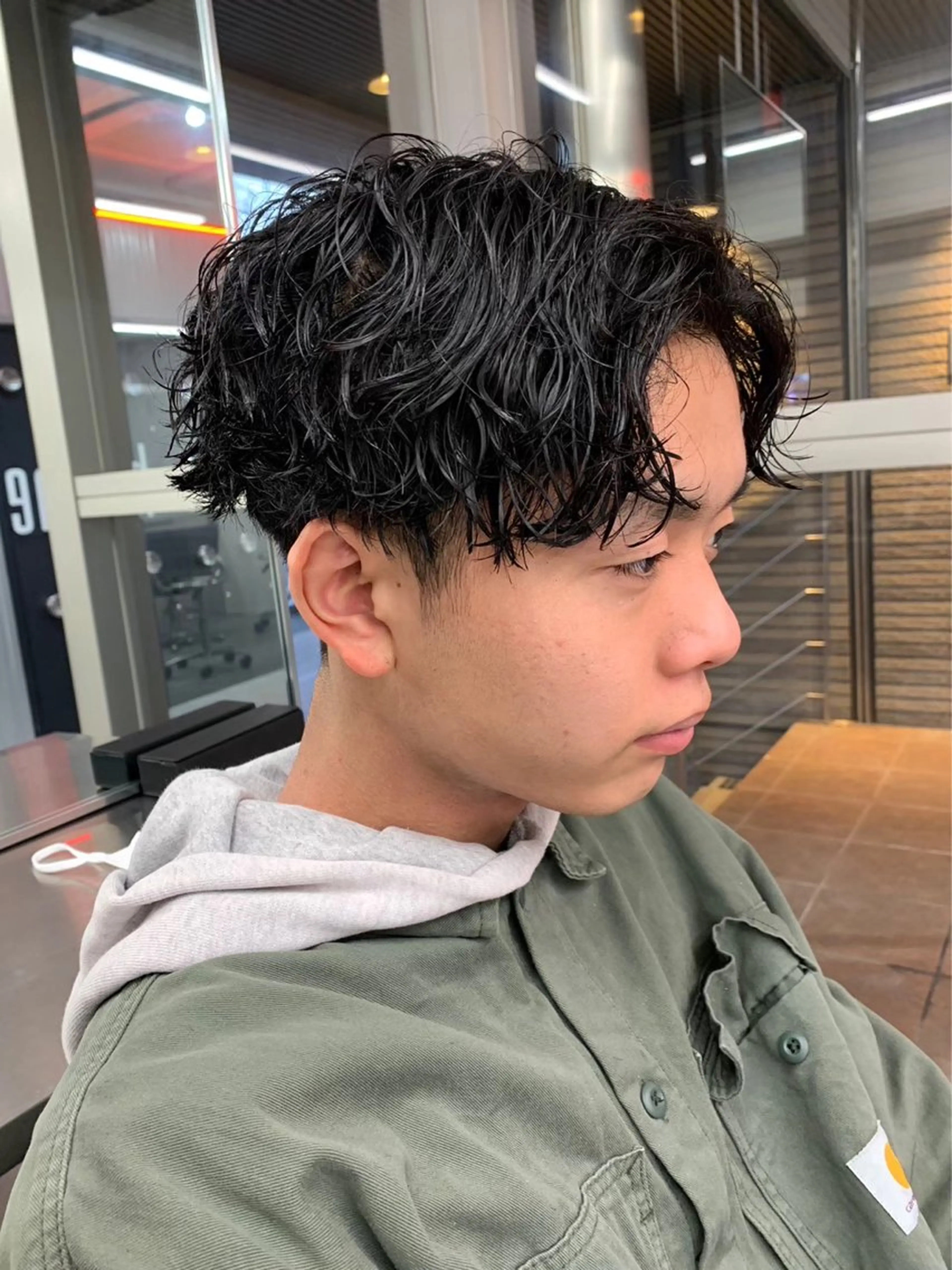 ショート カラー パーマ メンズ キッズ カット パーマ パーマ支持率No.1 ❤️🔥安成弾のヘアスタイル