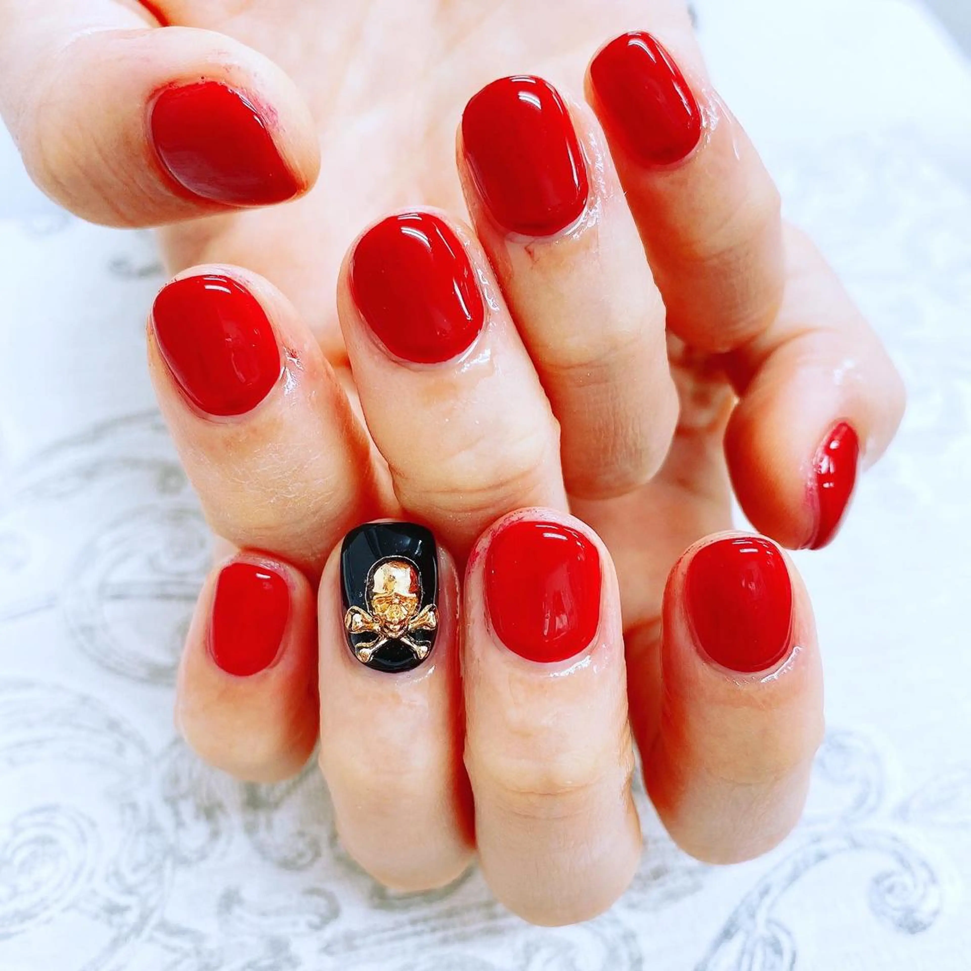 ネイル アートネイル 赤色 N._._.claw[エヌクロー]所属・N._._. clawのネイルデザイン