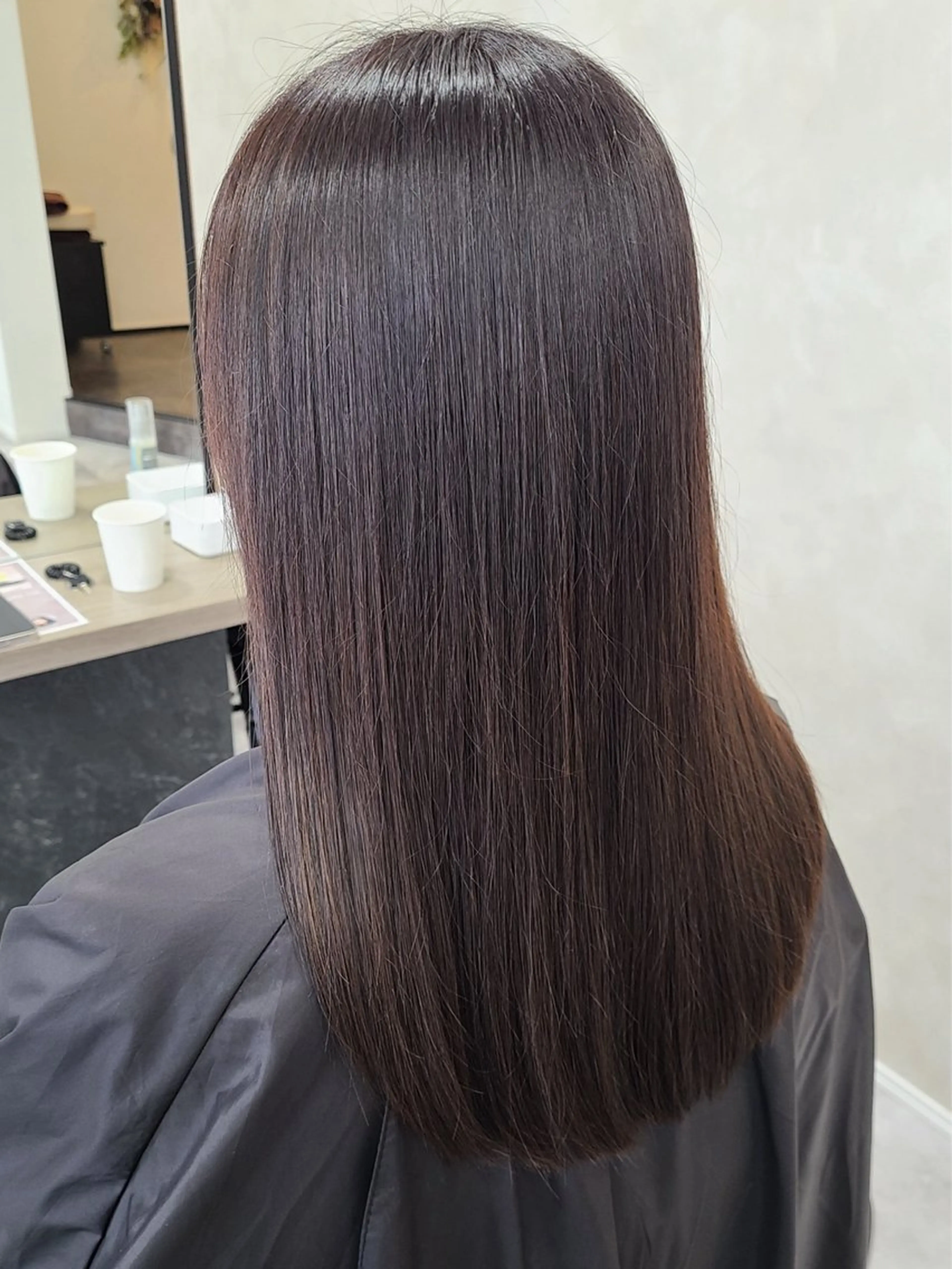 ヘアカラー➕オージュアAujua5stepトリートメント🧸🍓の写真