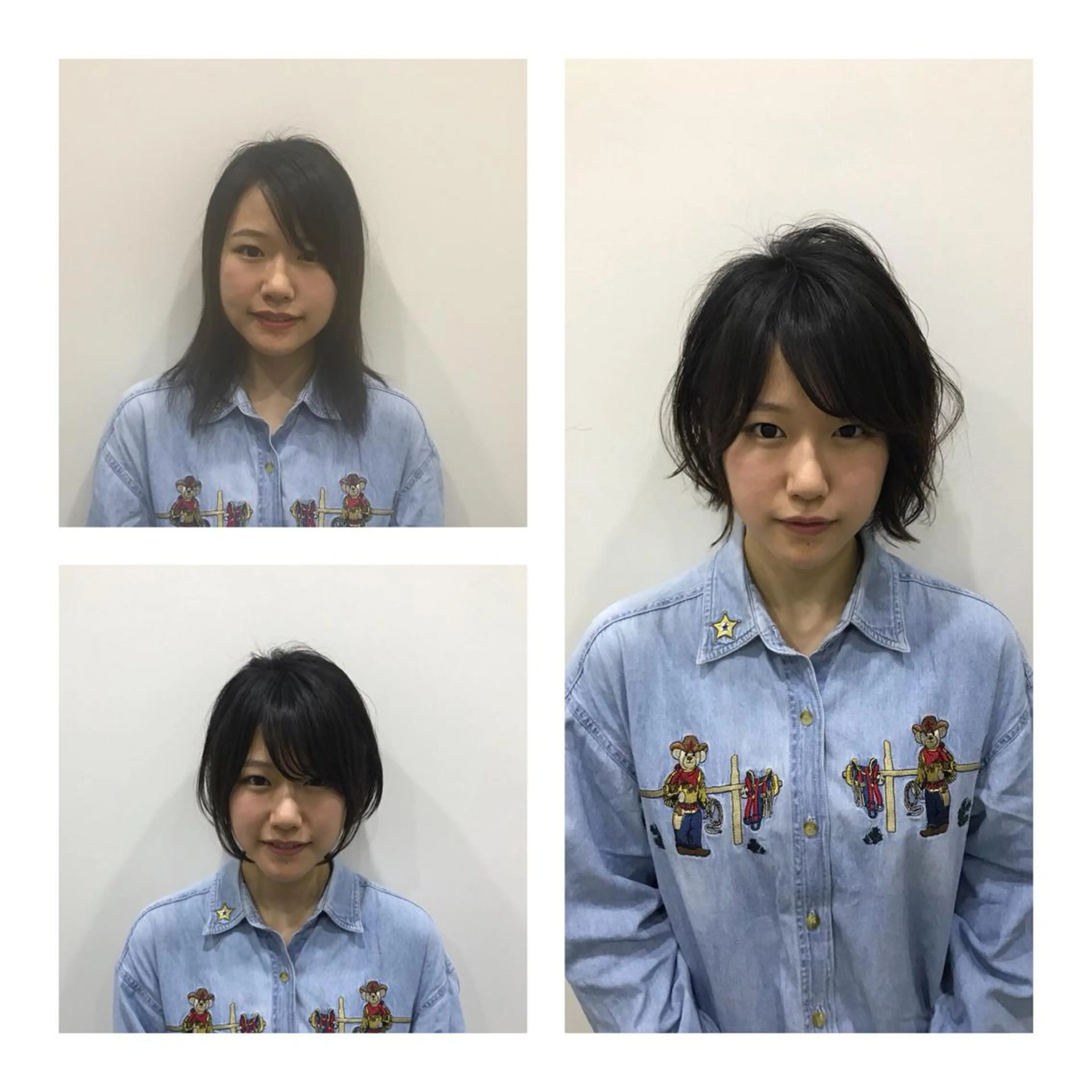 ショート カット ヘアカラー トリートメント 武田涼レイヤーカット 髪質改善×縮毛矯正のヘアスタイル