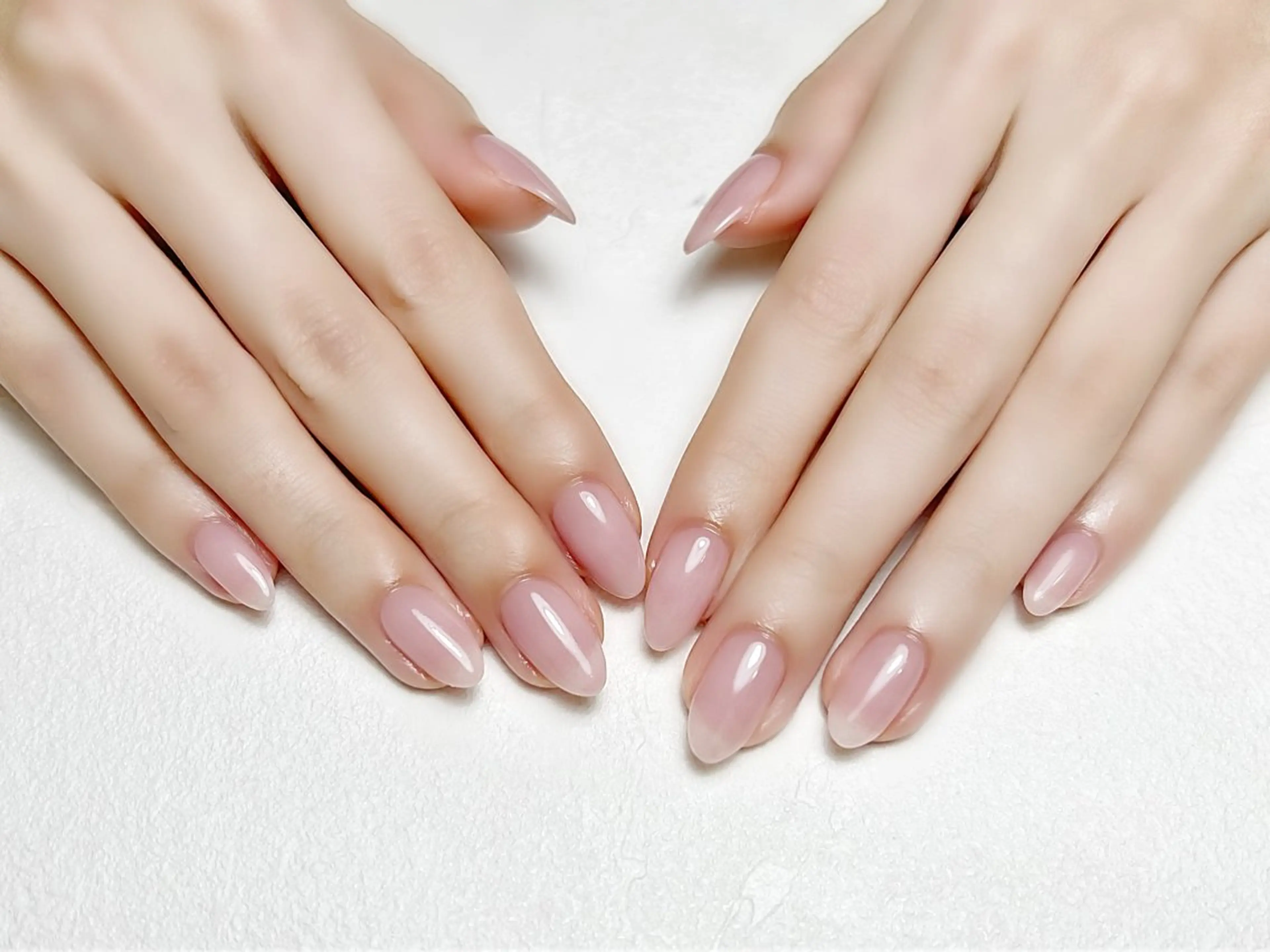 ネイル オフィスネイル ワンカラーネイル ピンク rouse nail RISATOのネイルデザイン