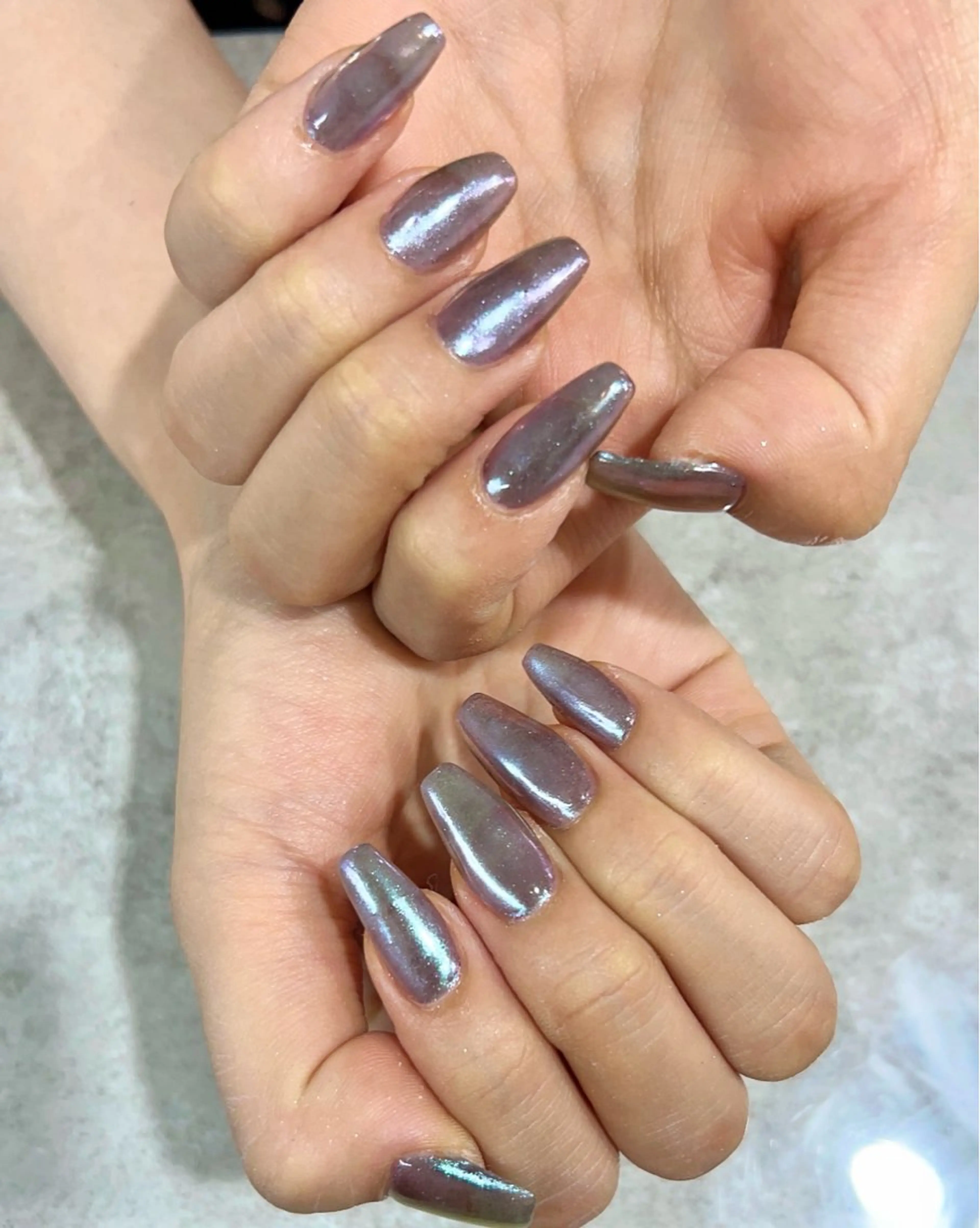 ネイル ミラーネイル NANA tiffinのネイルデザイン