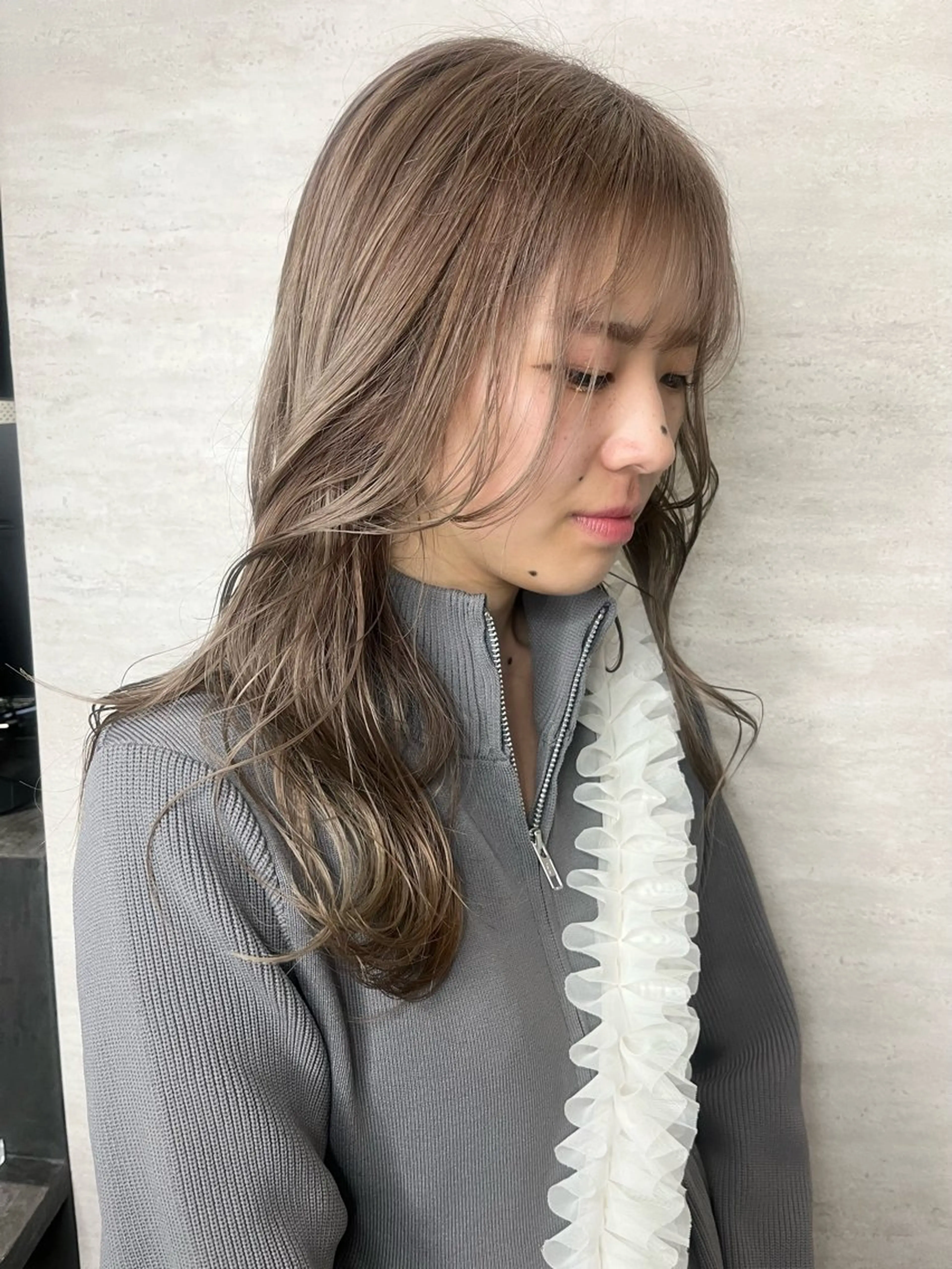 ミディアム カラー ヘアカラー 駅チカ【ali'i】 アリイ花崎友美☘のヘアスタイル