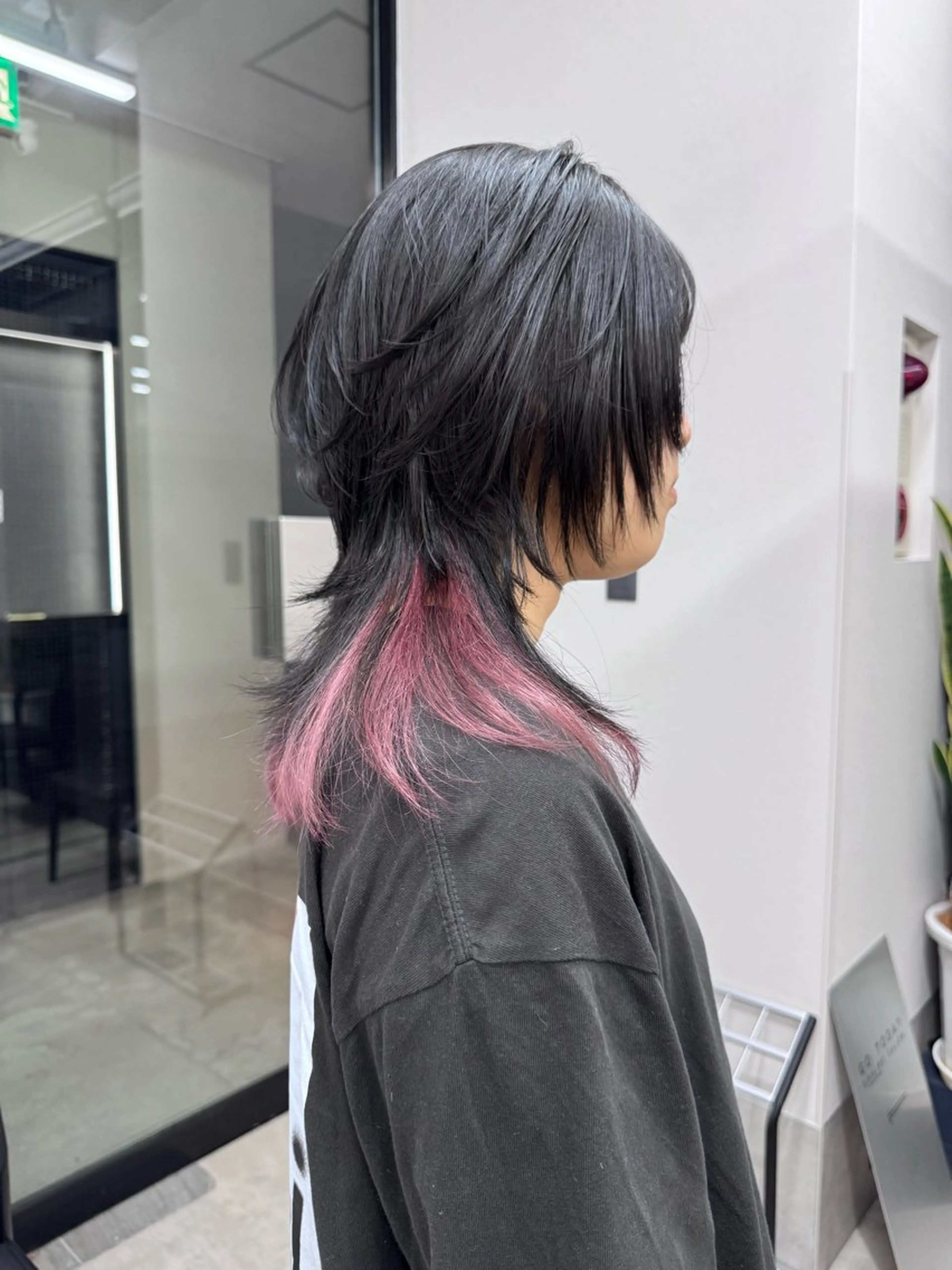 ミディアム カラー インナーカラー ウルフカット GO TODAY 福岡大名Bellus店所属・🫧ショートウルフ ボブウルフ🫧 糸瀬のヘアスタイル