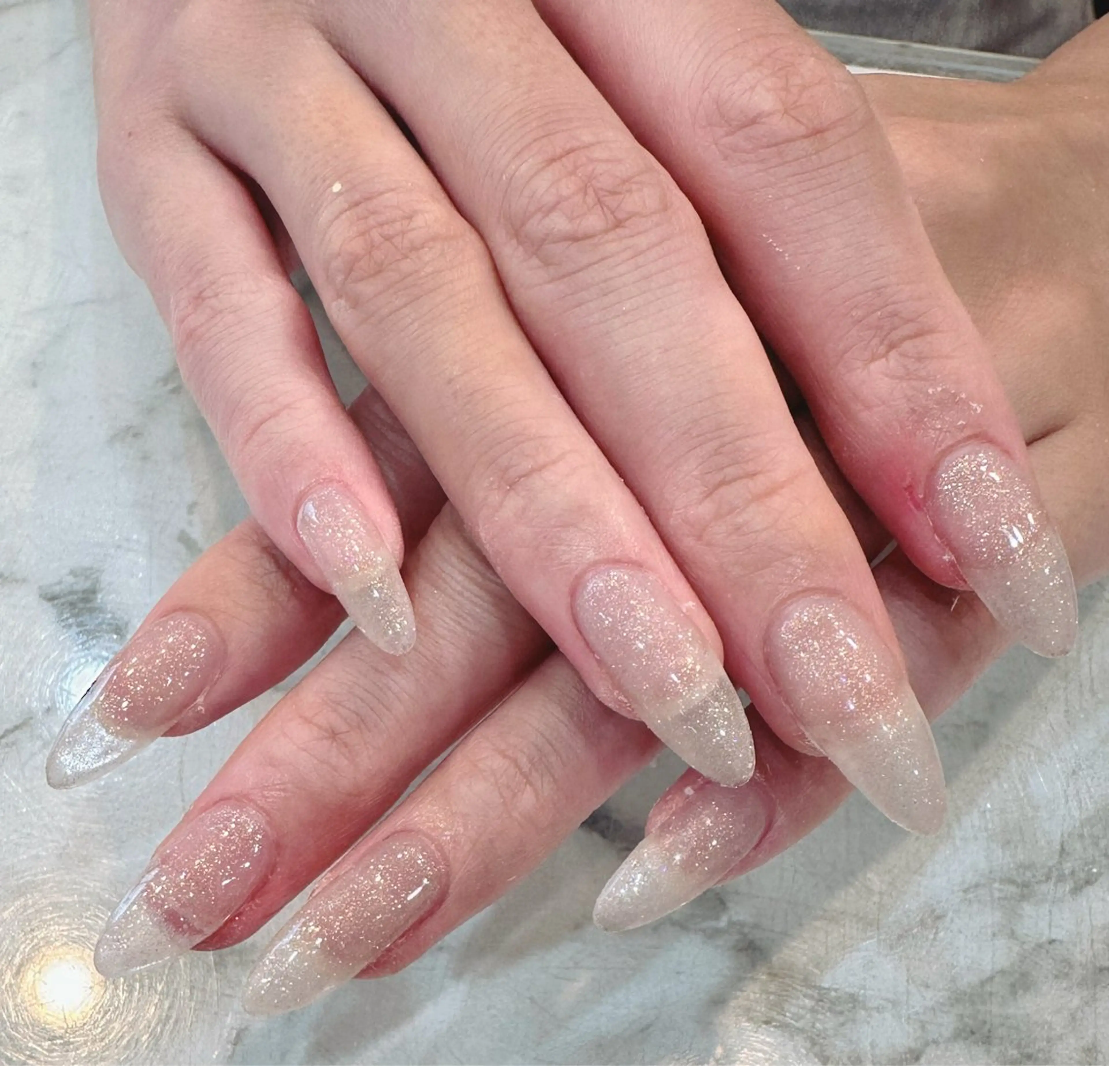 ネイル アートネイル フットネイル ジェルネイル ハート マグネットネイル Babarla　Nail　Salon所属・babarla Nailのネイルデザイン