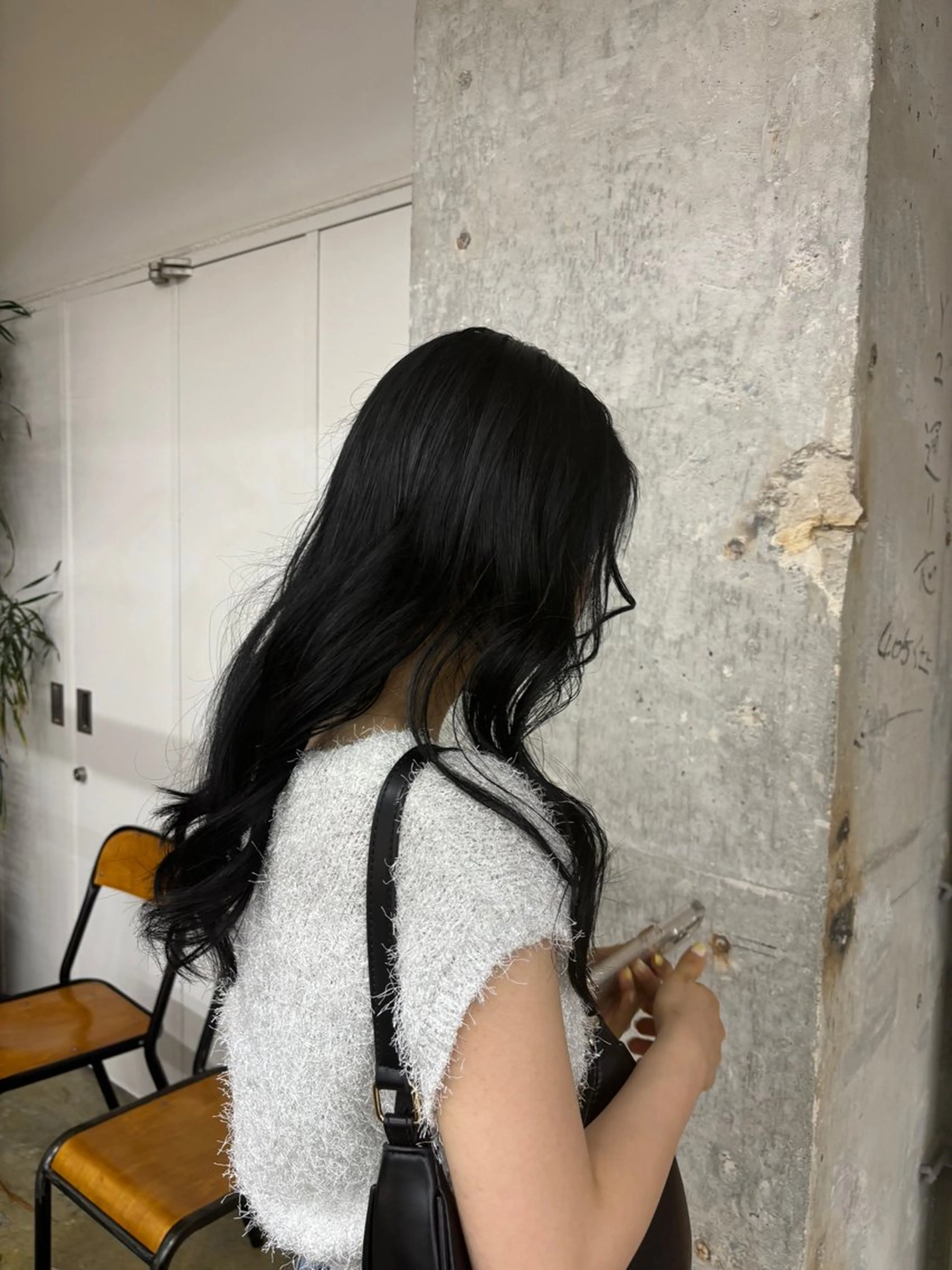 ロング カラー ヘアカラー 愛加メンズパーマ・ ボブ・ピンクカラーのヘアスタイル