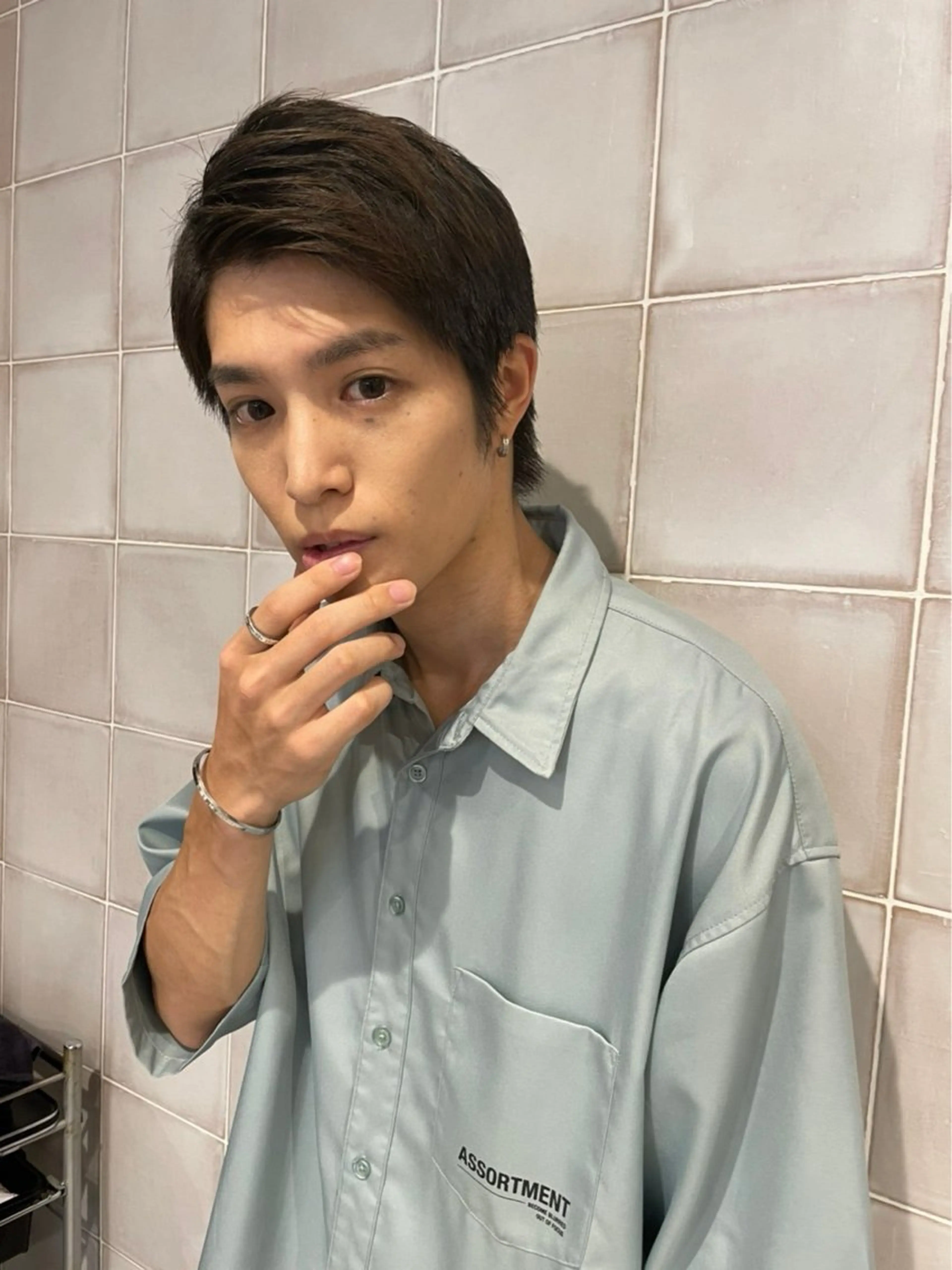 ショート メンズ luludi by APHRODITE所属・✨モデルさん募集中✨ サギヤタクミのヘアスタイル