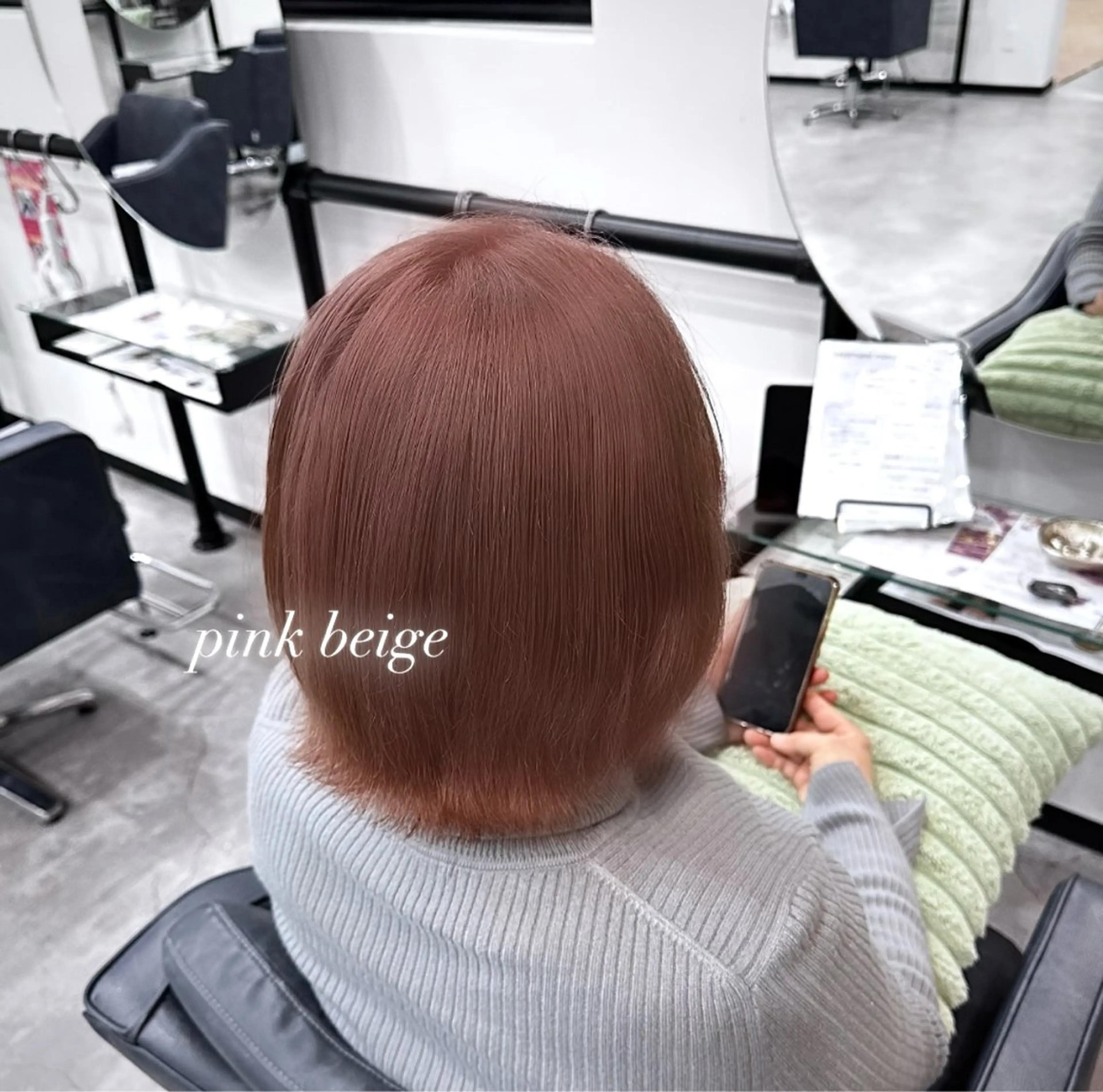 ロング カラー ベージュカラー ブリーチ ピンクカラー ピンクベージュ ヘアカラー ブリーチカラー/ 透明感カラー/竜希のヘアスタイル