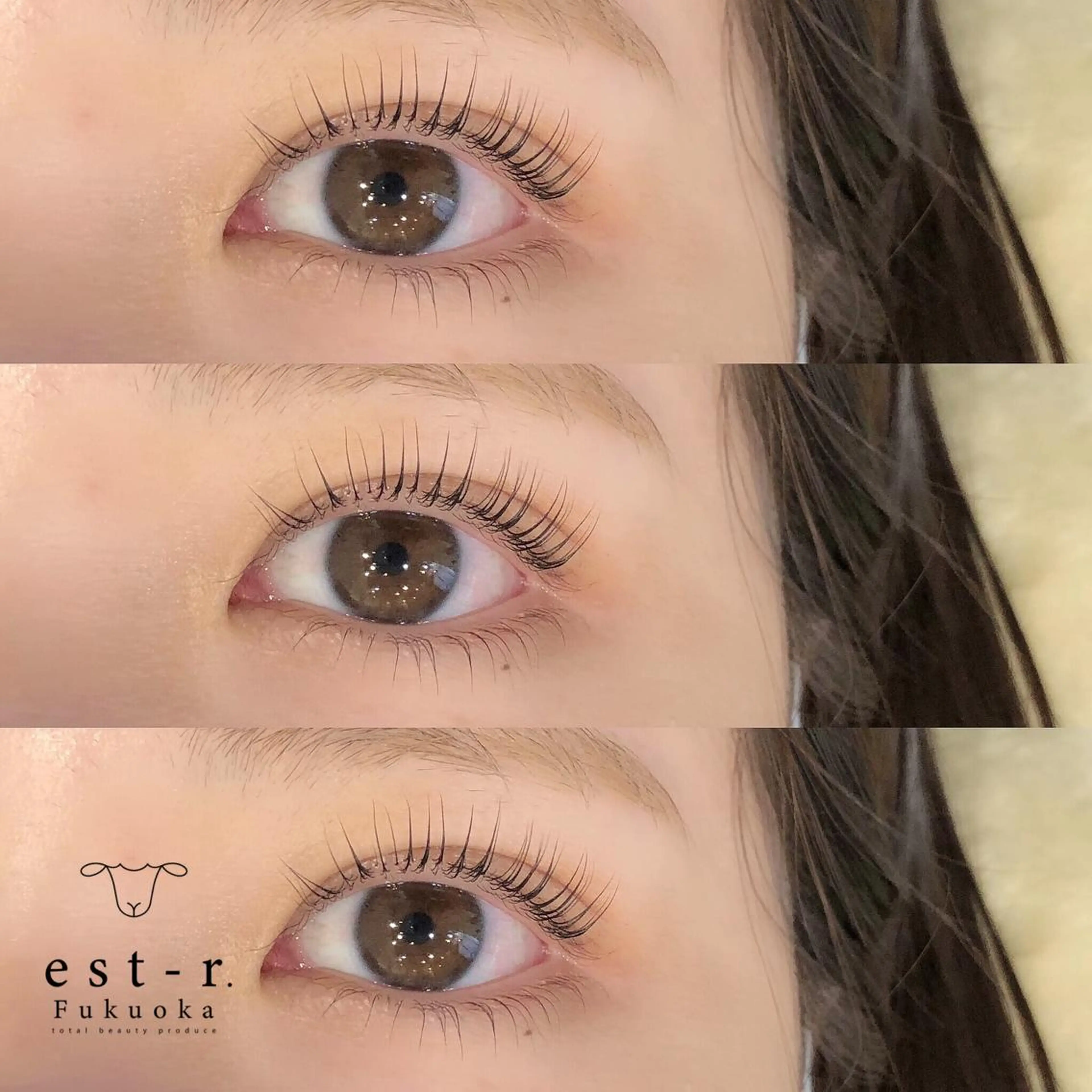 マツエク・マツパ フラットラッシュ パリジェンヌラッシュリフト まつげパーマ 下まつげエクステ 一重×まつ毛パーマ マツパ Riho/博多/ まつげパーマ/LEDのマツエク・マツパデザイン