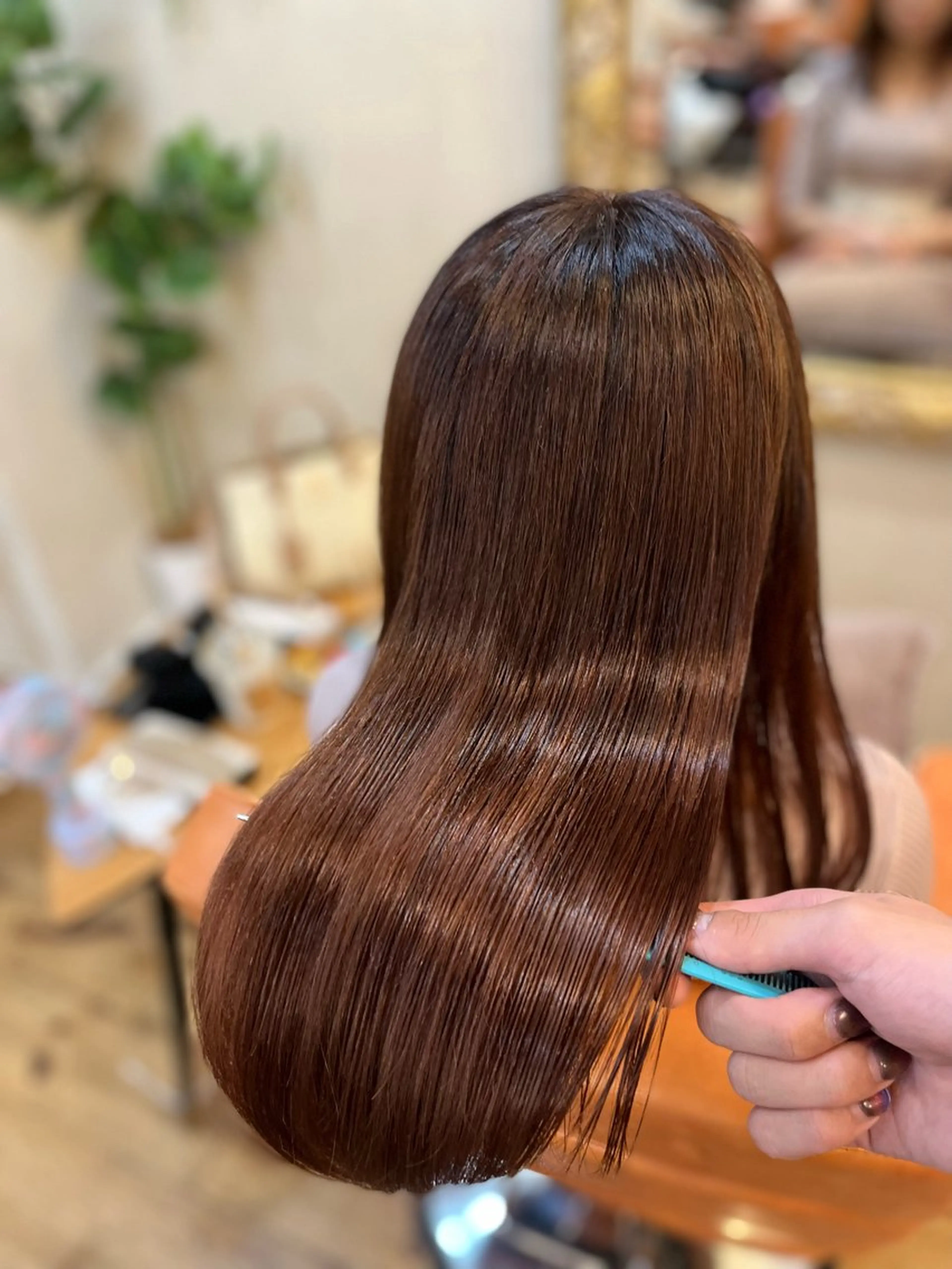 セミロング ⚪️髪質改善 縮毛 店長 コウ⚪️のヘアスタイル