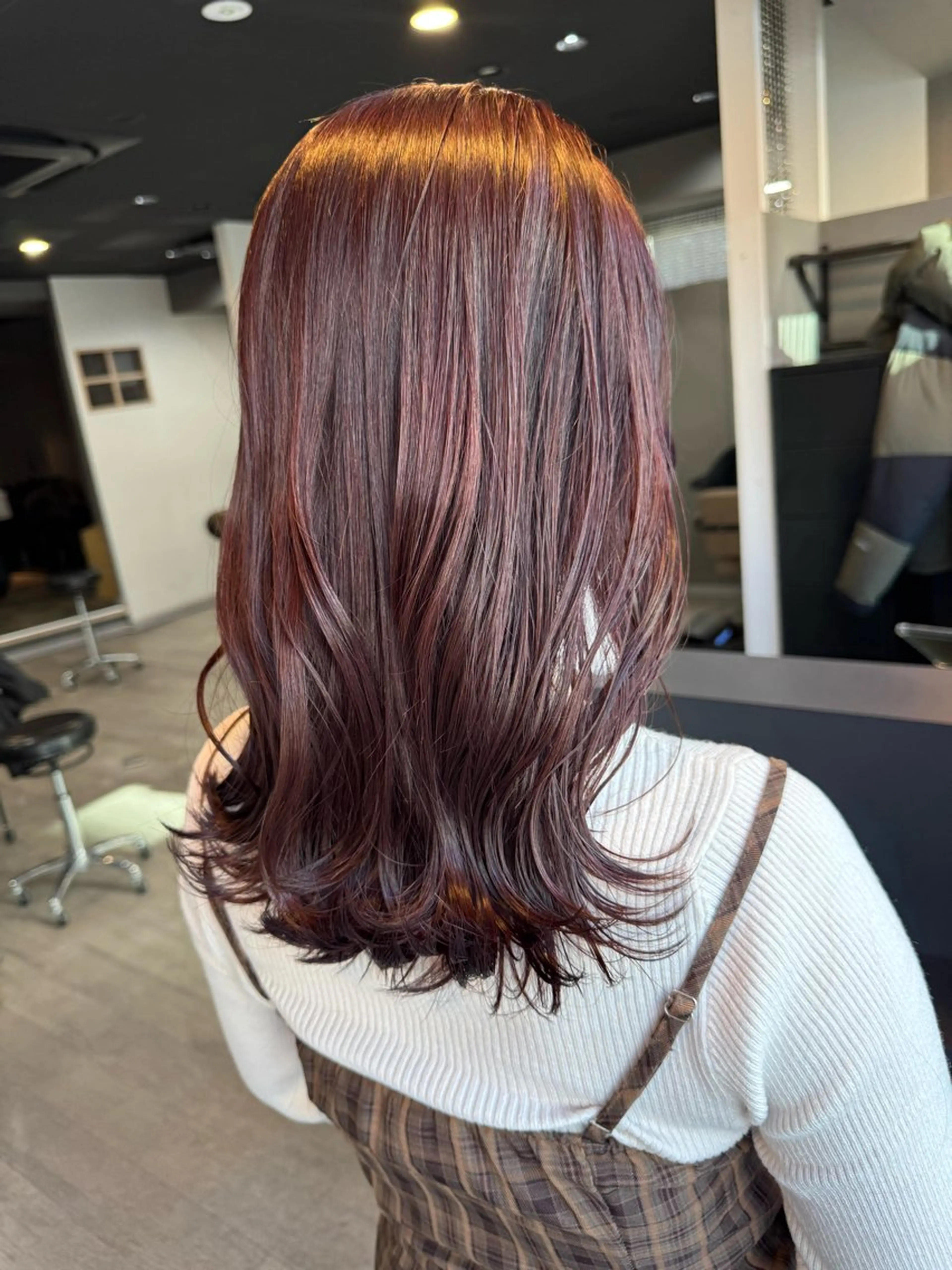 ミディアム カラー ハイライト/髪質改善 ans/黒木 和大のヘアスタイル