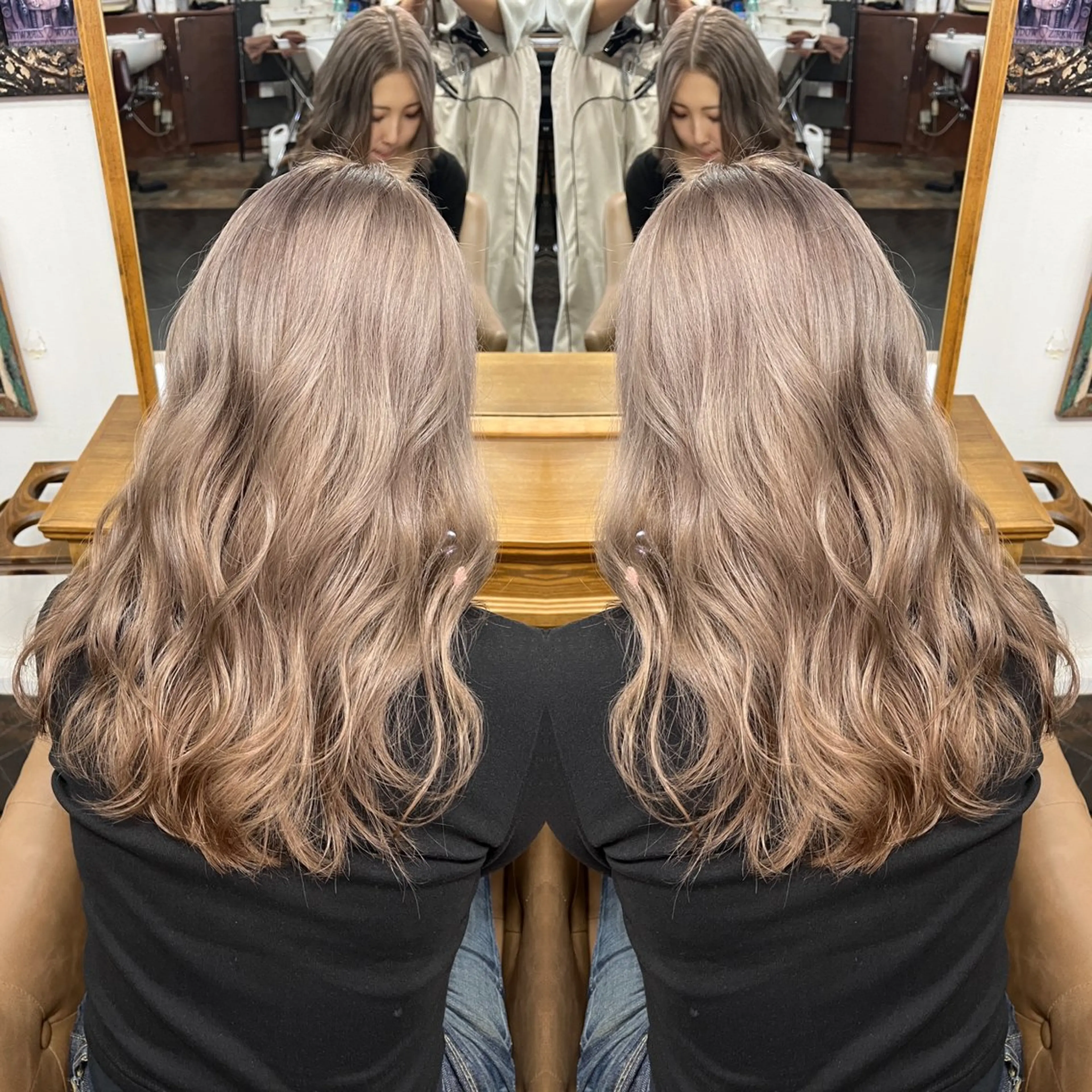 ロング カラー ヘアカラー トリートメント レイヤー/ボブ/ ミニボブ/AOIのヘアスタイル