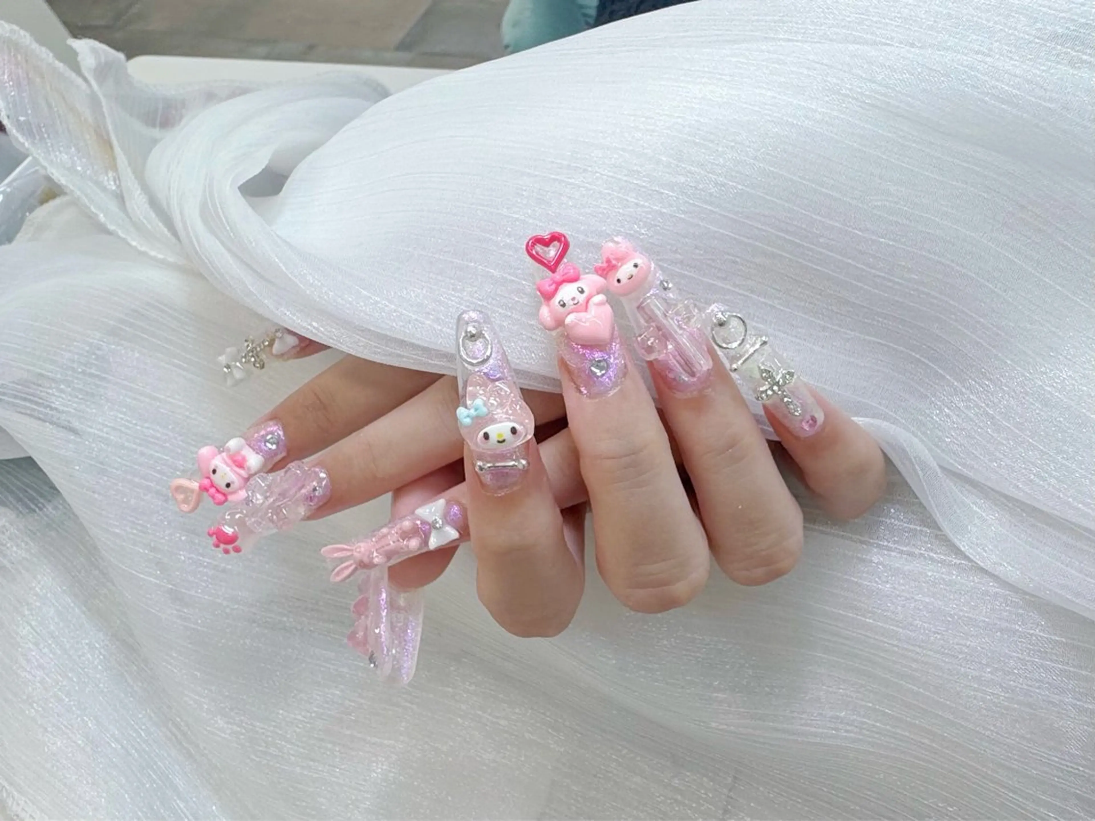 ネイル 長さ出し ワンカラーネイル ネイルチップ D‘OPALEサロン所属・さイ どうのネイルデザイン