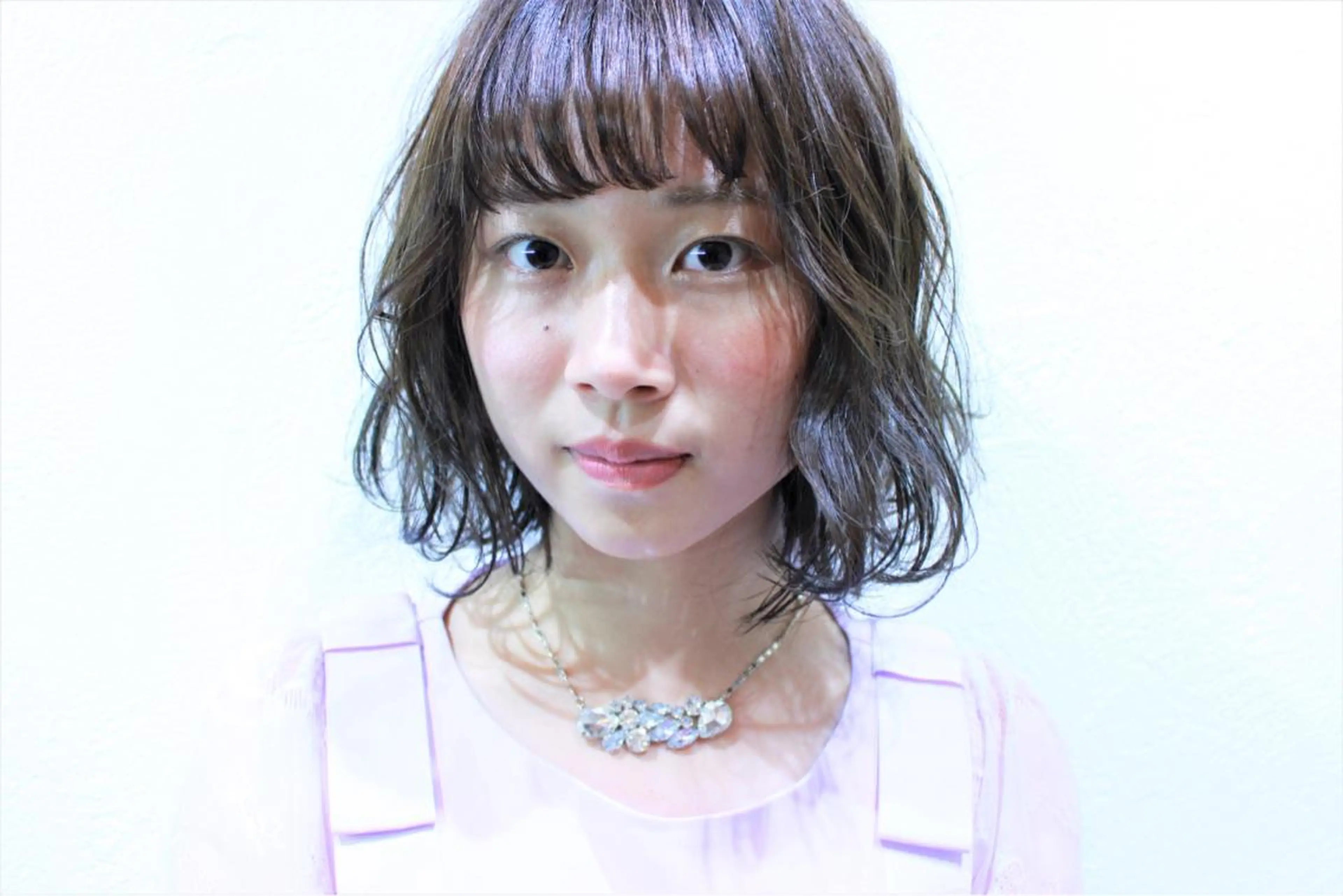 ショート 切りっぱなしボブ ボブ 所渉/韓国レイヤー /ウルフカットのヘアスタイル